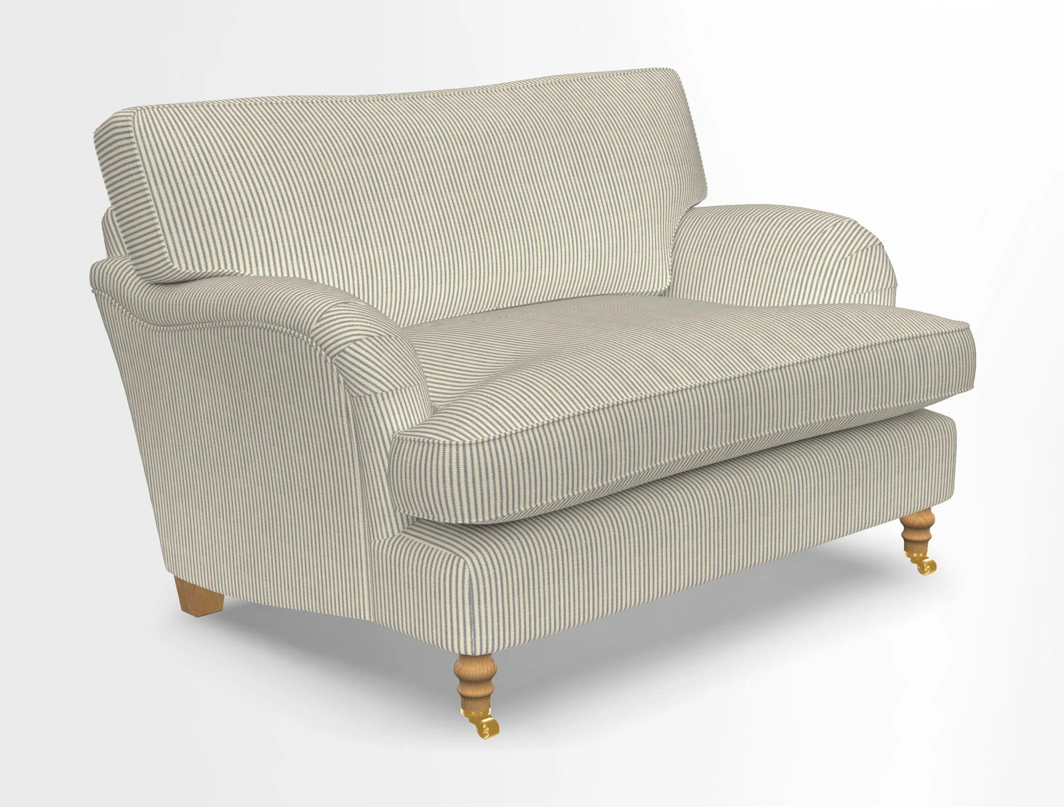 Alwinton snuggler in Lumino Velvet Wine