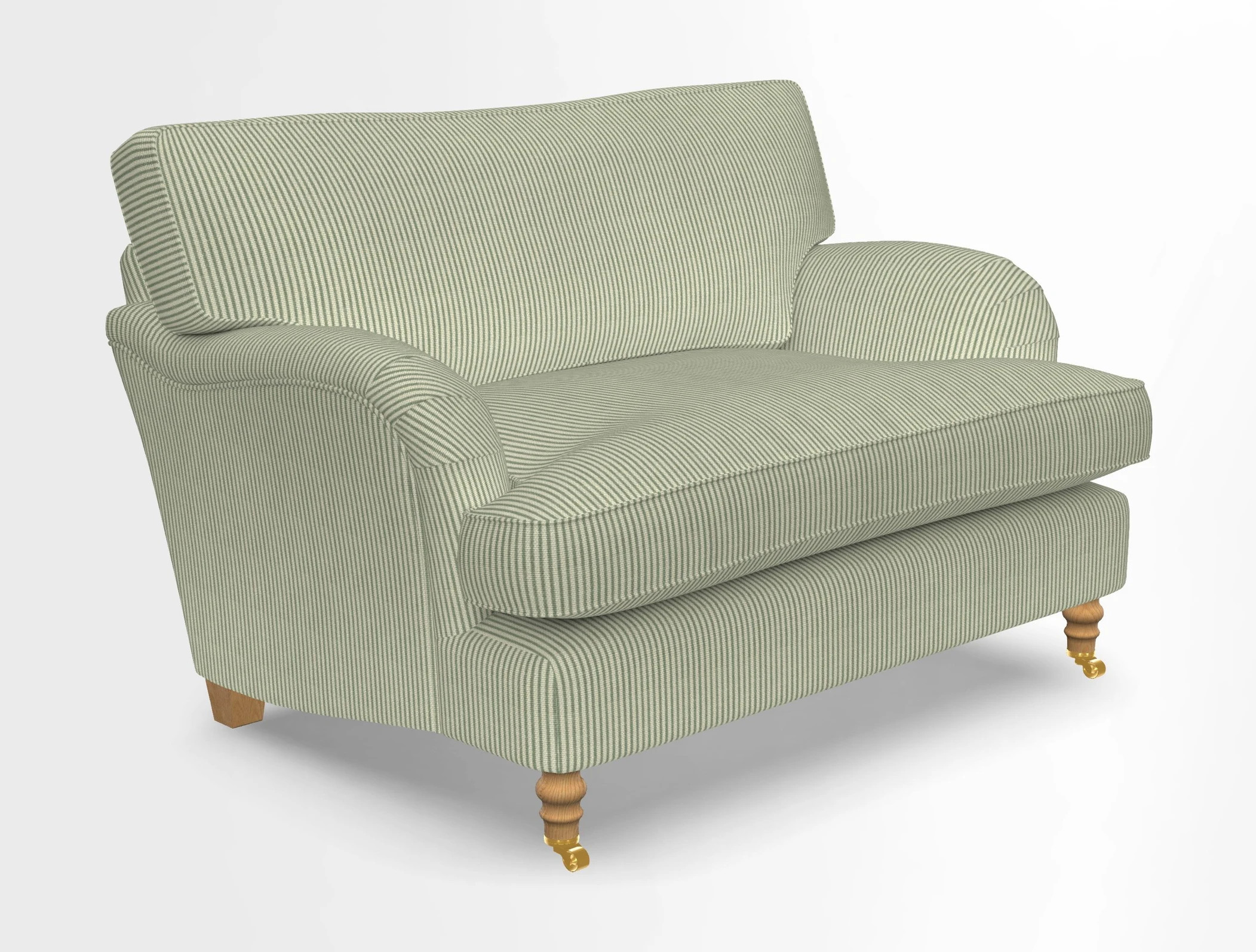 Alwinton snuggler in Lumino Velvet Wine