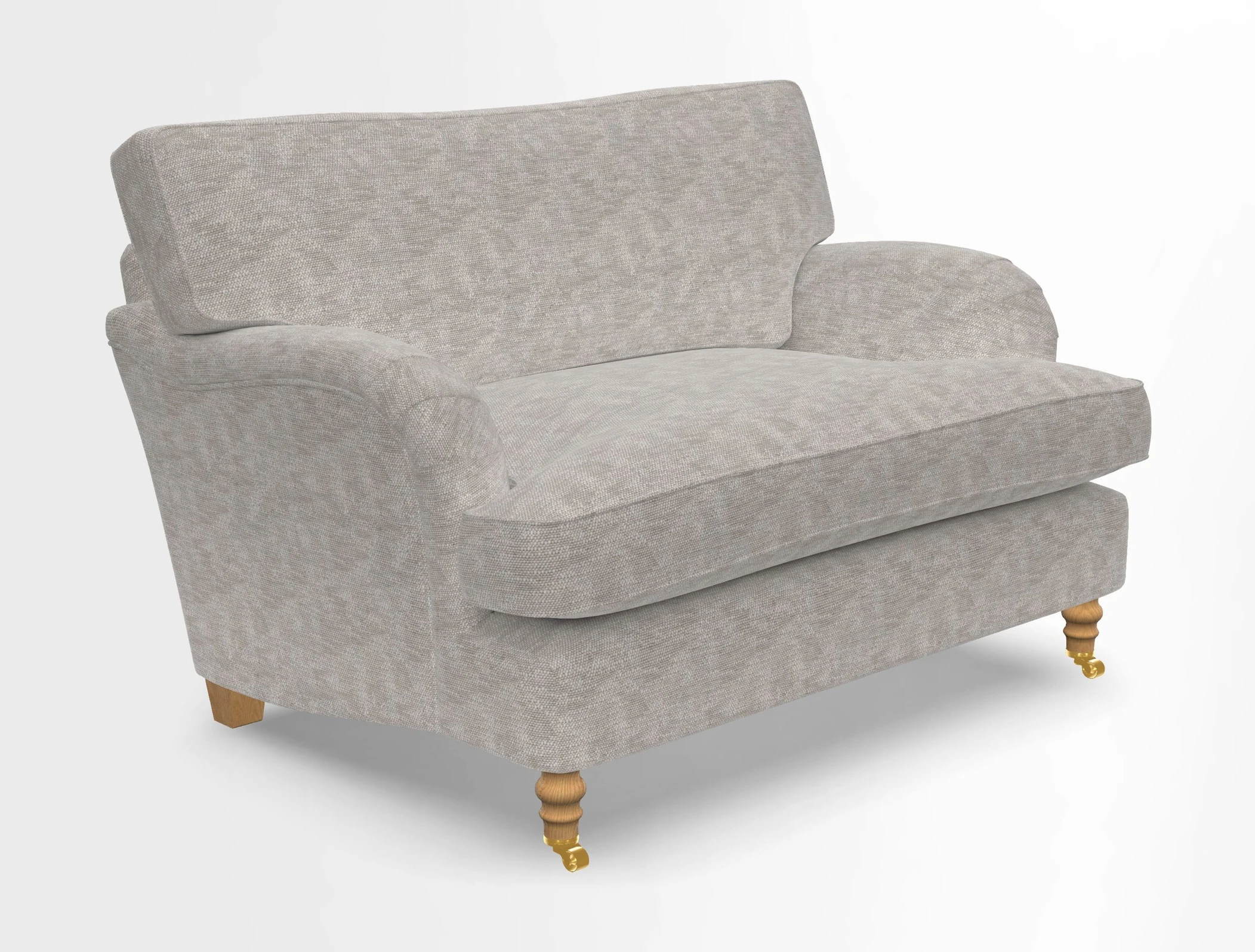 Alwinton snuggler in Lumino Velvet Wine