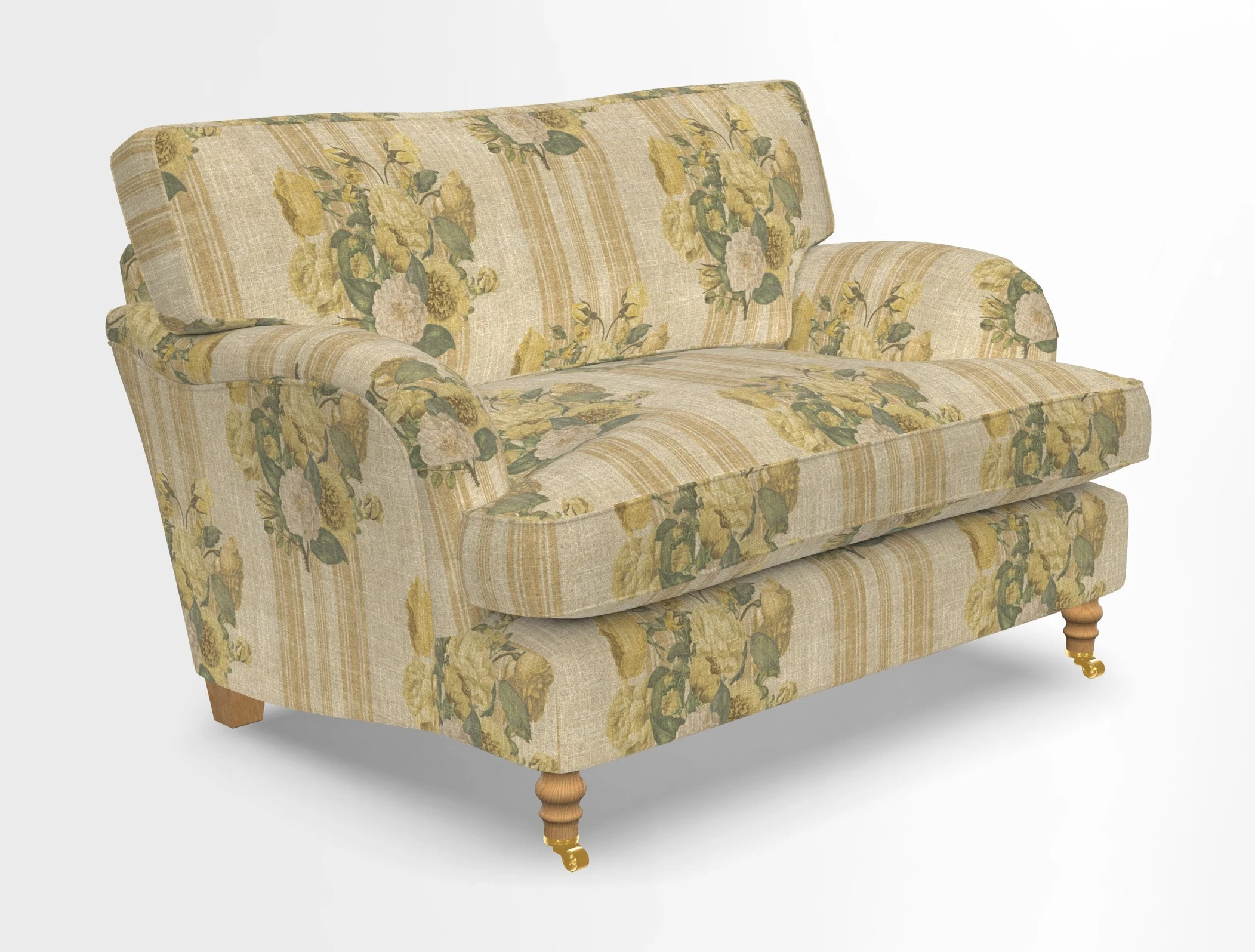Alwinton snuggler in Lumino Velvet Wine