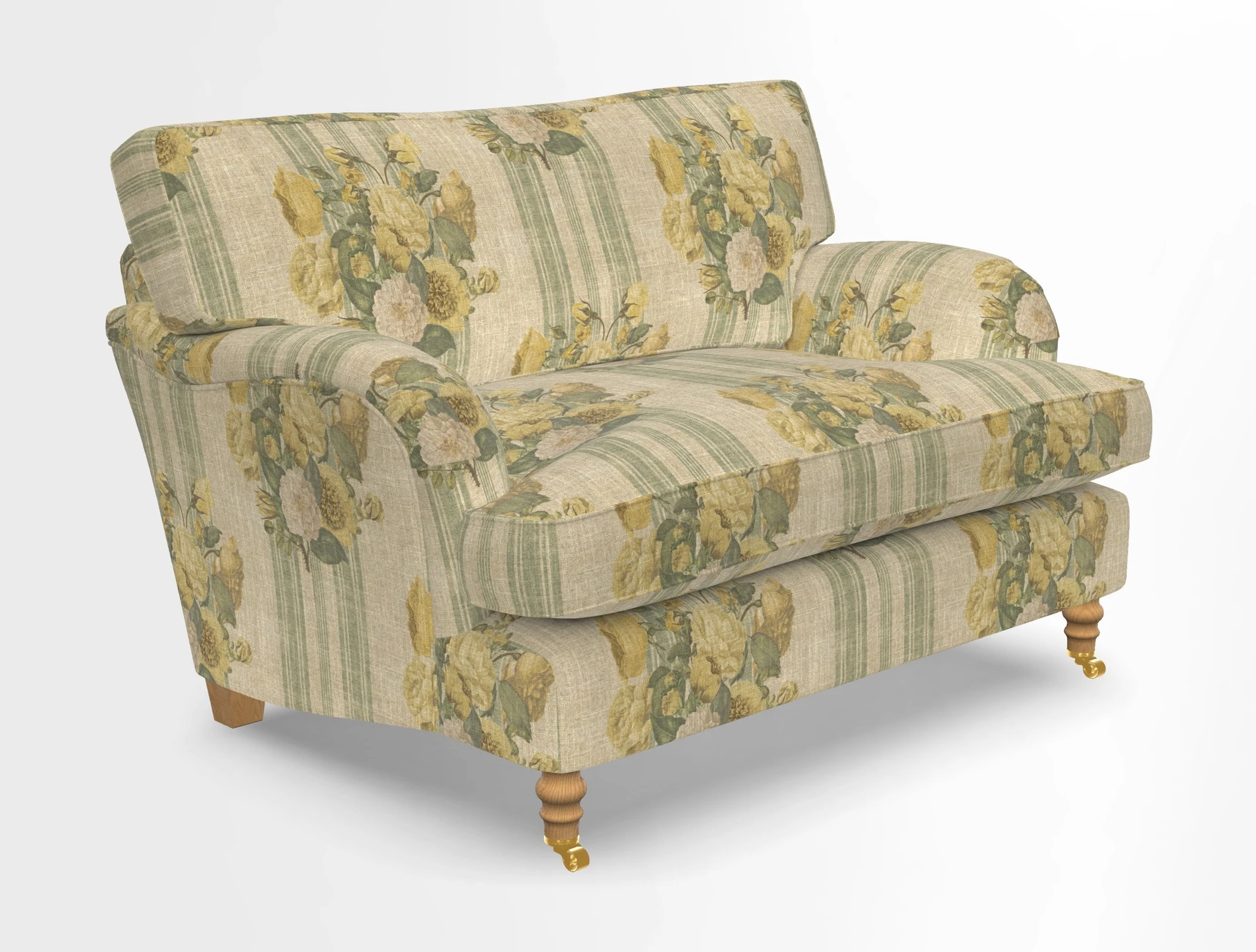 Alwinton snuggler in Lumino Velvet Wine