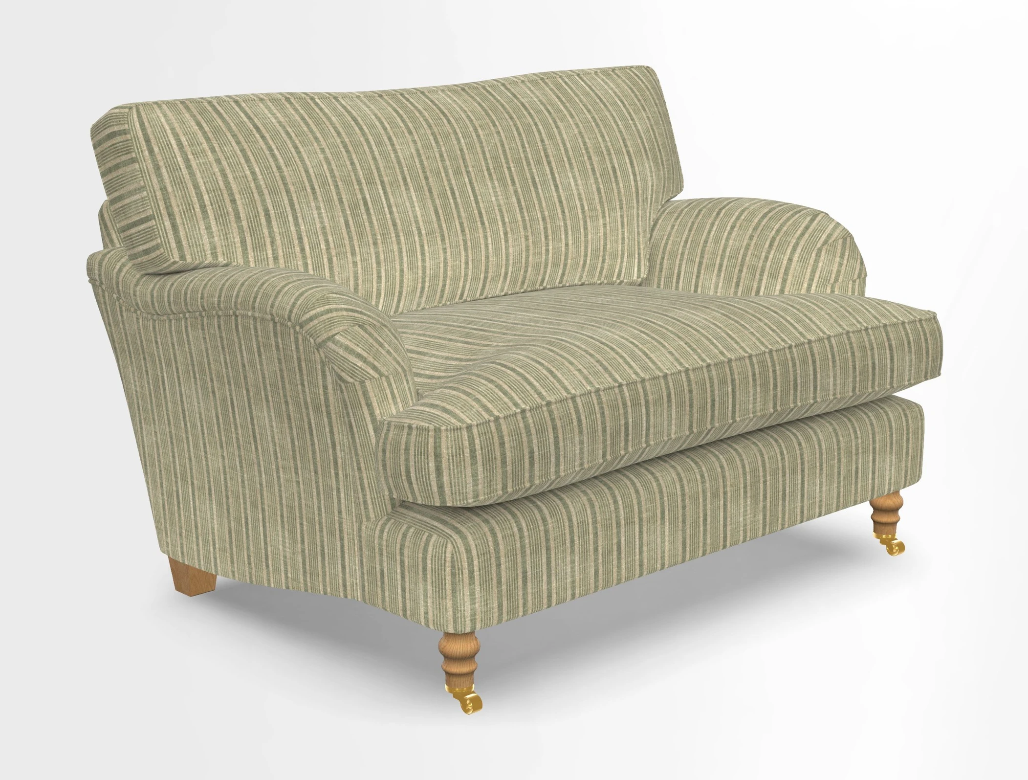 Alwinton snuggler in Lumino Velvet Wine