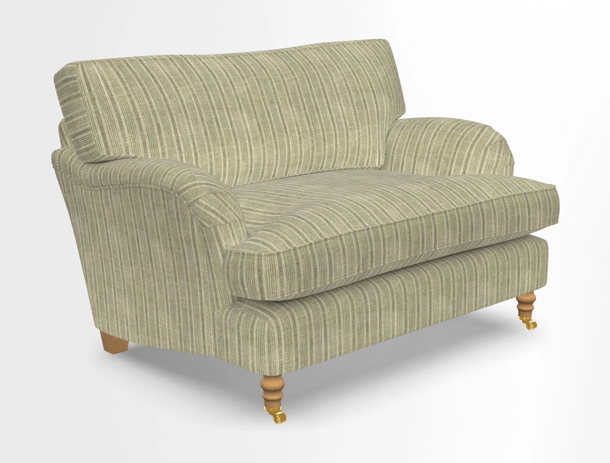 Alwinton snuggler in Lumino Velvet Wine