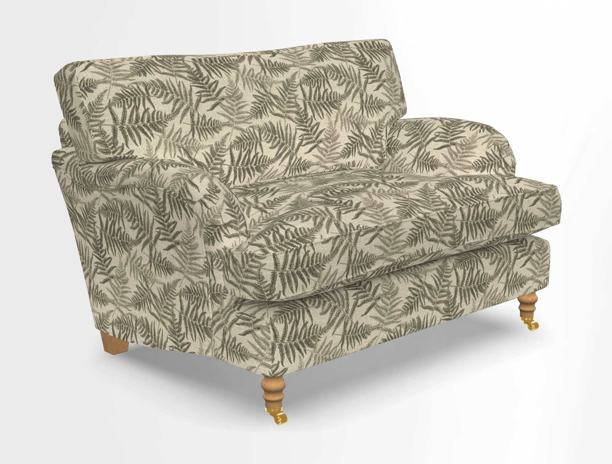 Alwinton snuggler in Lumino Velvet Wine