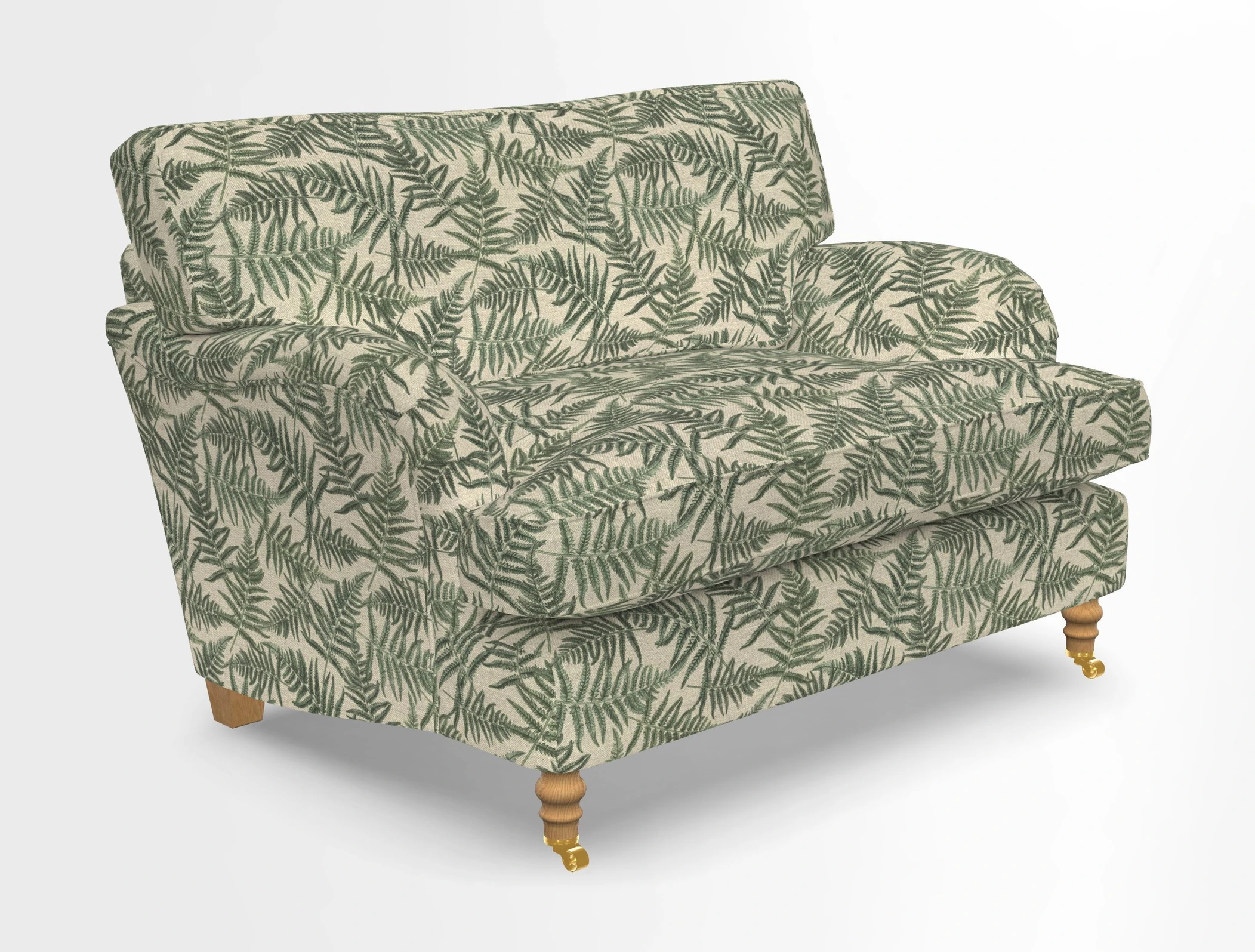 Alwinton snuggler in Lumino Velvet Wine