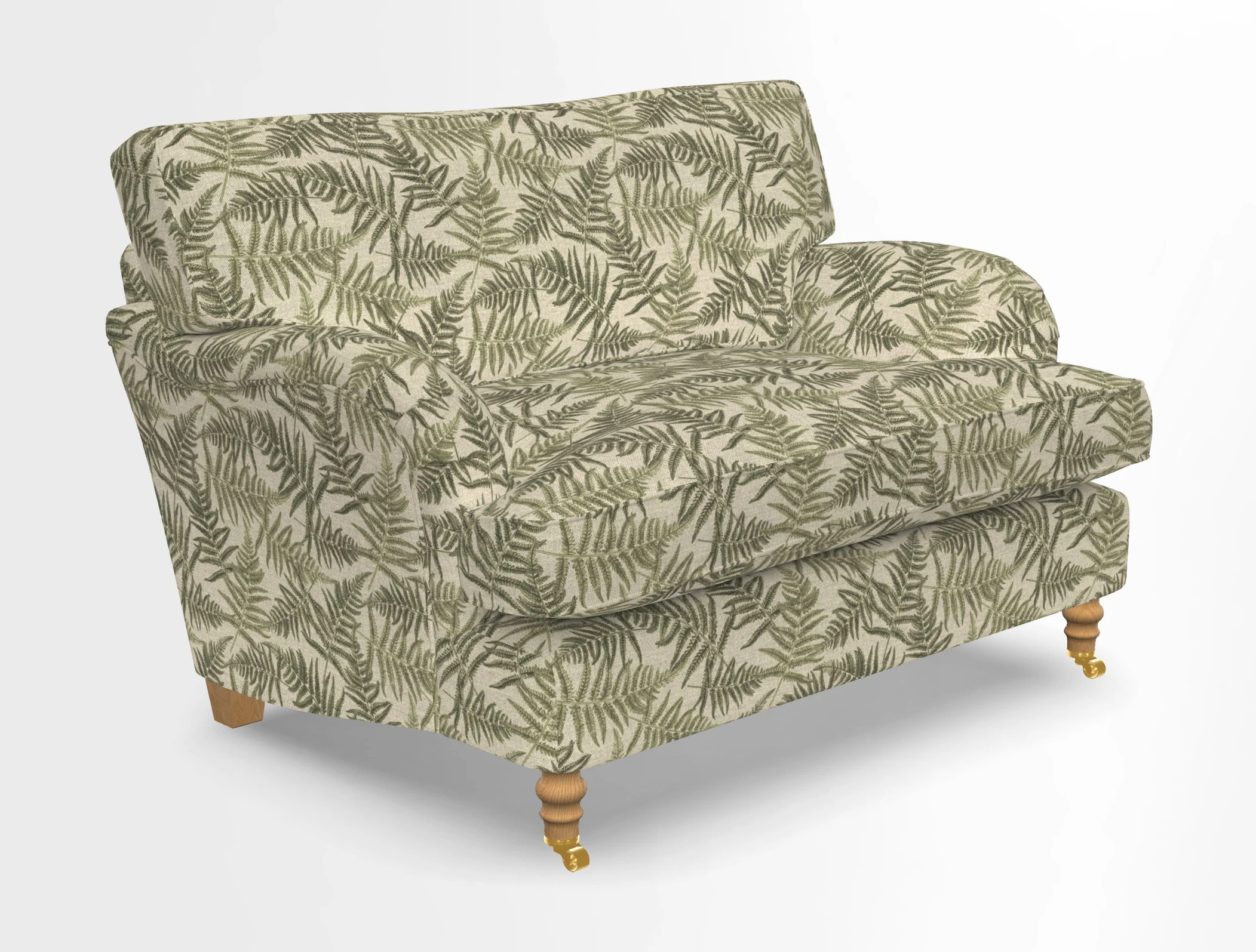 Alwinton snuggler in Lumino Velvet Wine