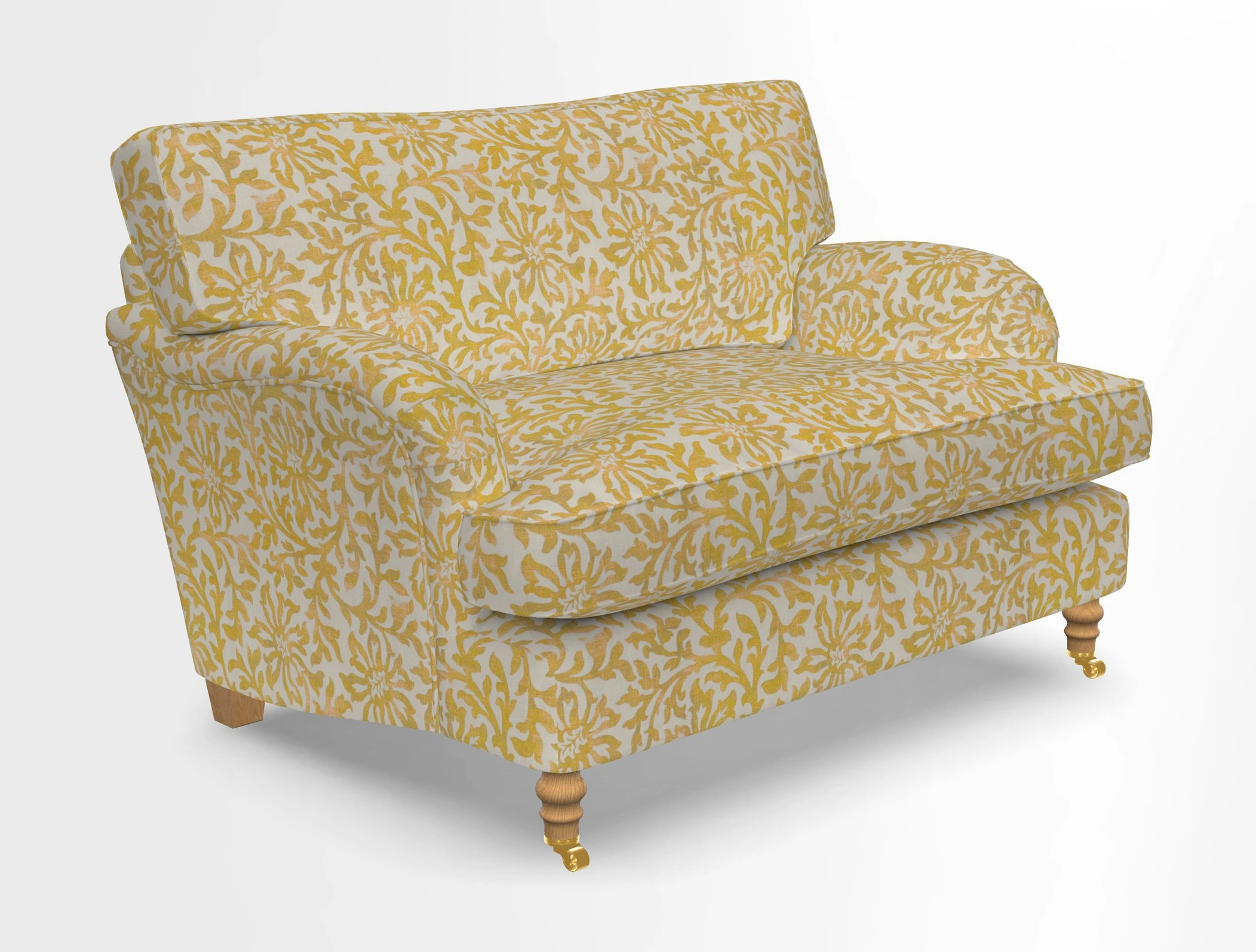 Alwinton snuggler in Lumino Velvet Wine