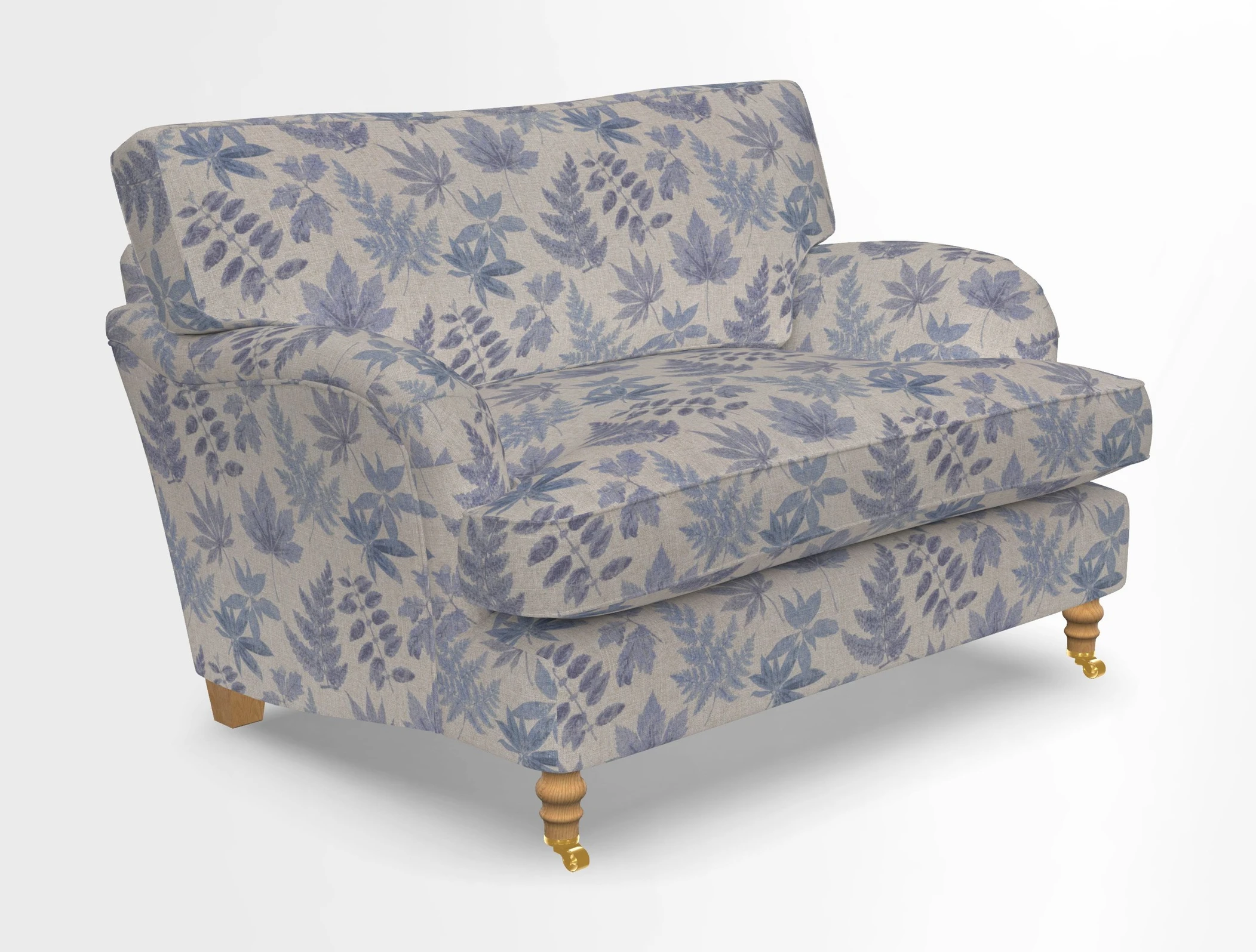 Alwinton snuggler in Lumino Velvet Wine