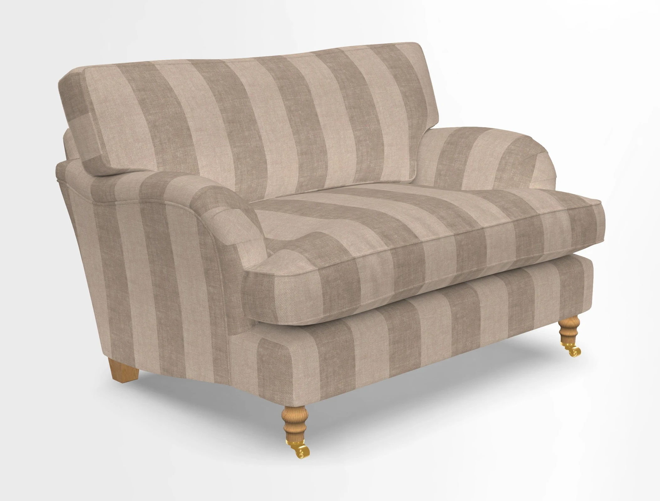 Alwinton snuggler in Lumino Velvet Wine