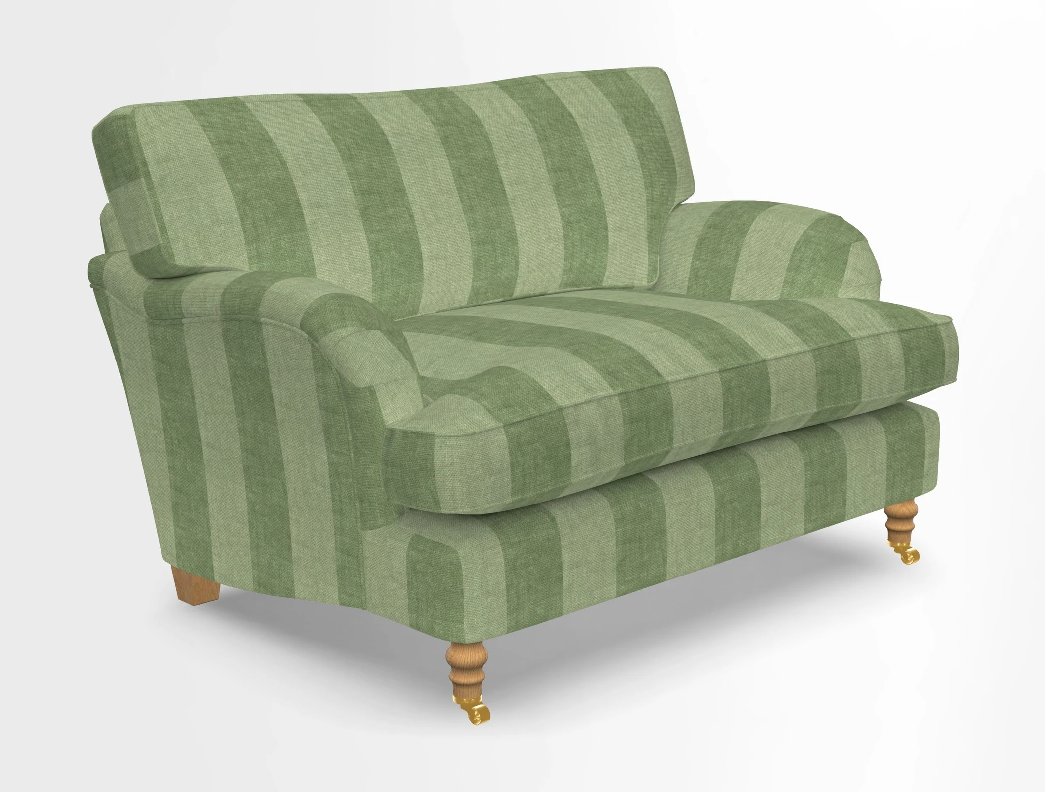 Alwinton snuggler in Lumino Velvet Wine