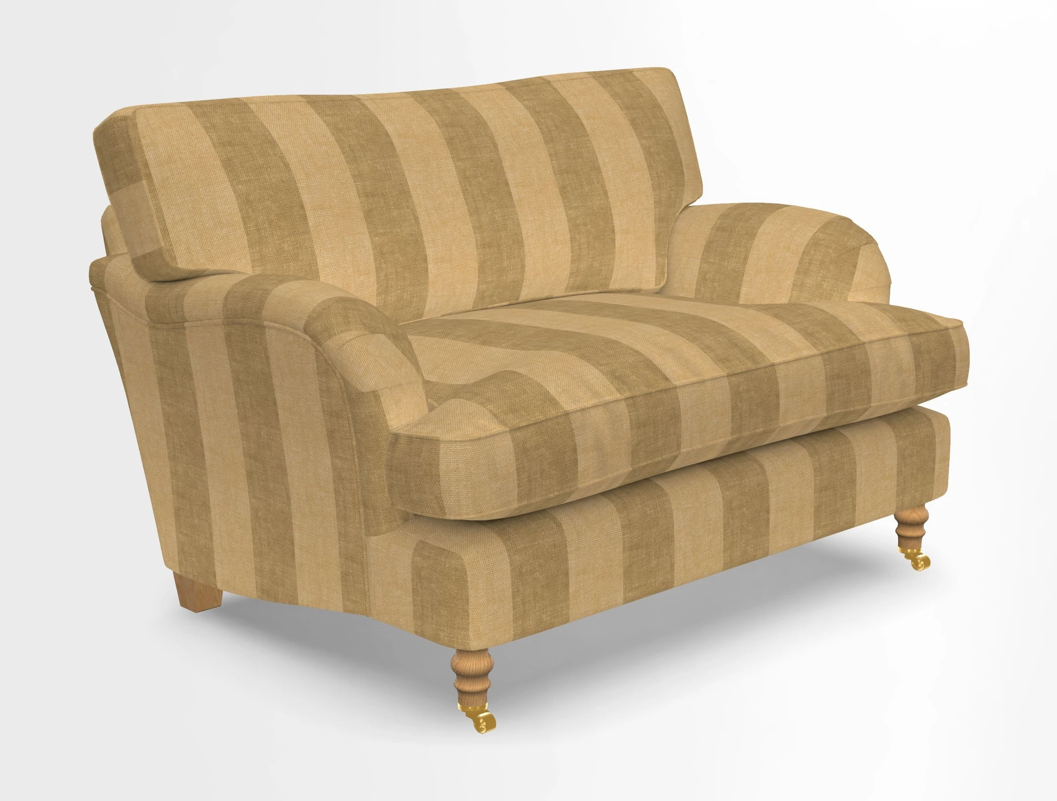 Alwinton snuggler in Lumino Velvet Wine