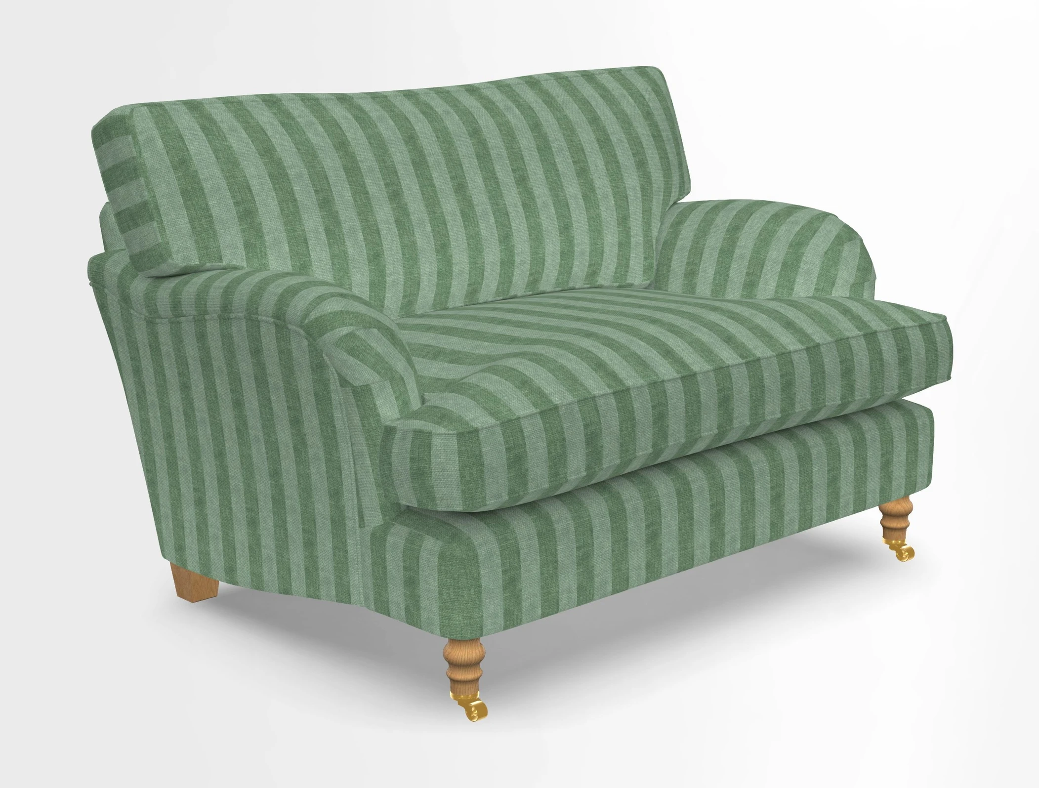 Alwinton snuggler in Lumino Velvet Wine