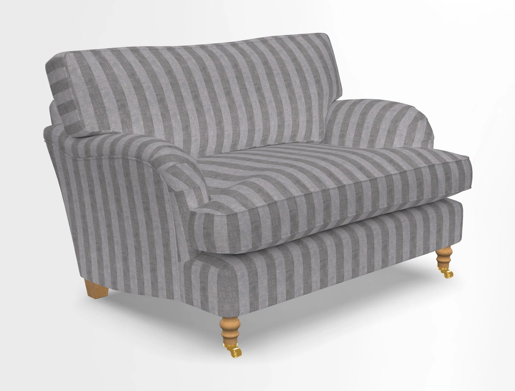 Alwinton snuggler in Lumino Velvet Wine