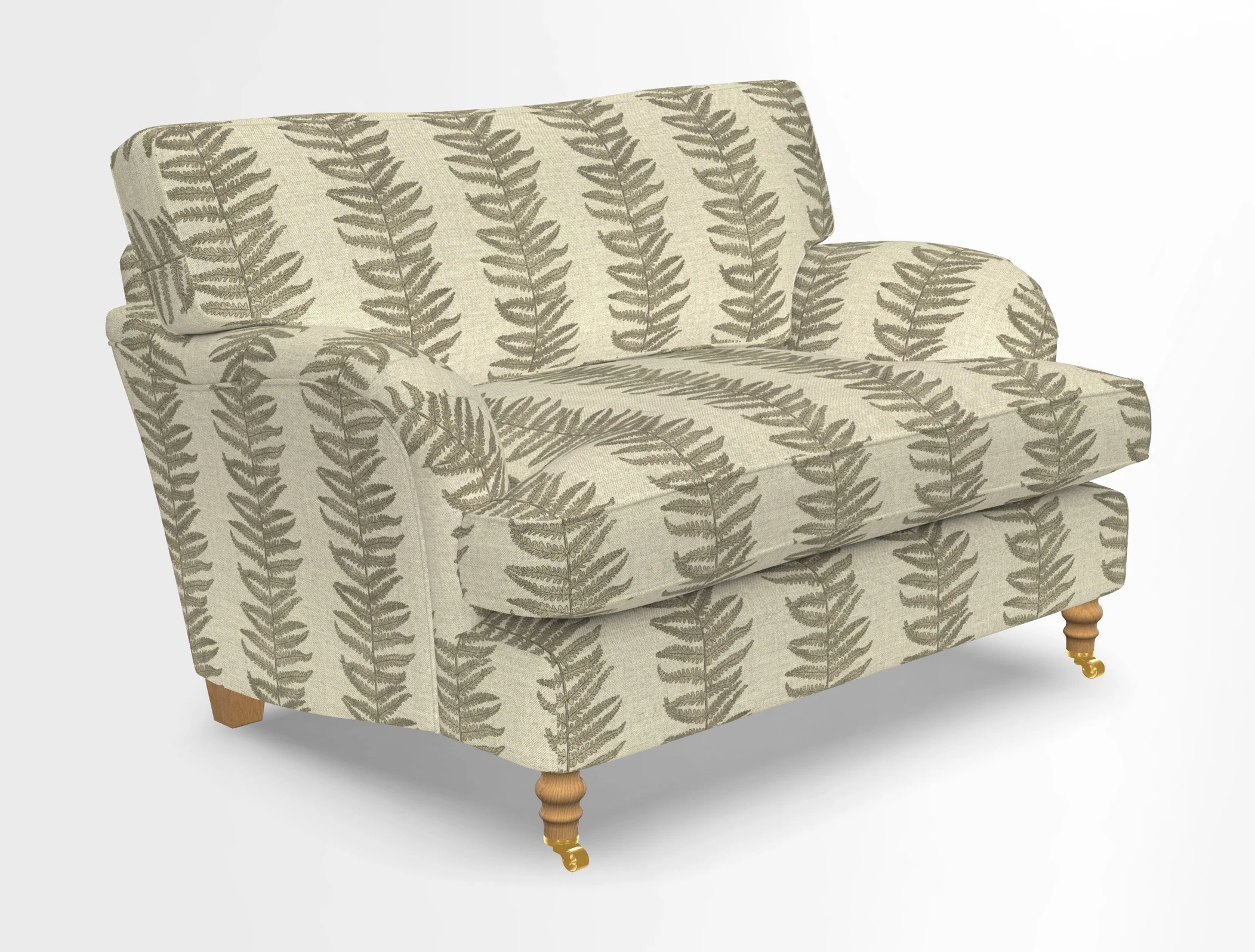 Alwinton snuggler in Lumino Velvet Wine
