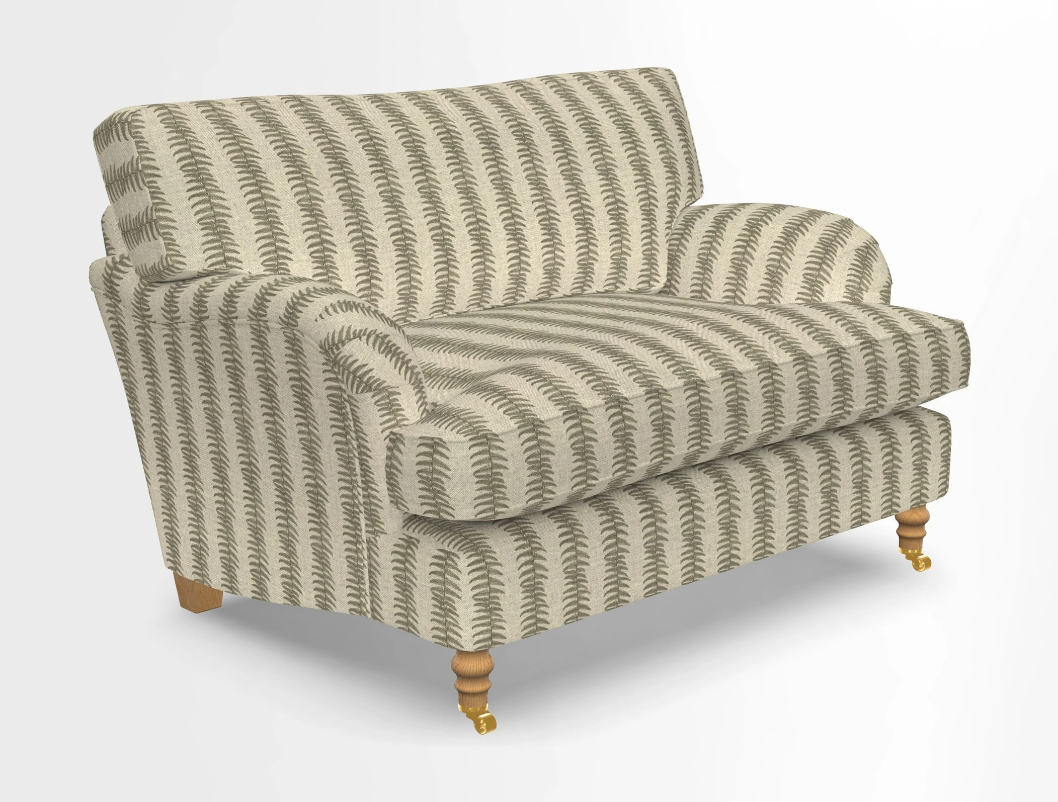Alwinton snuggler in Lumino Velvet Wine