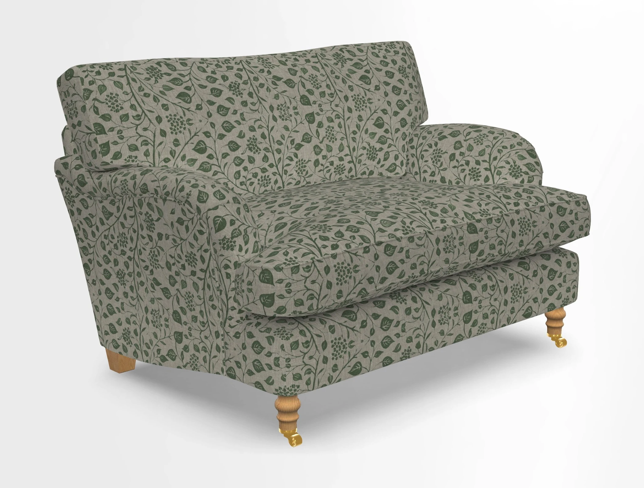 Alwinton snuggler in Lumino Velvet Wine