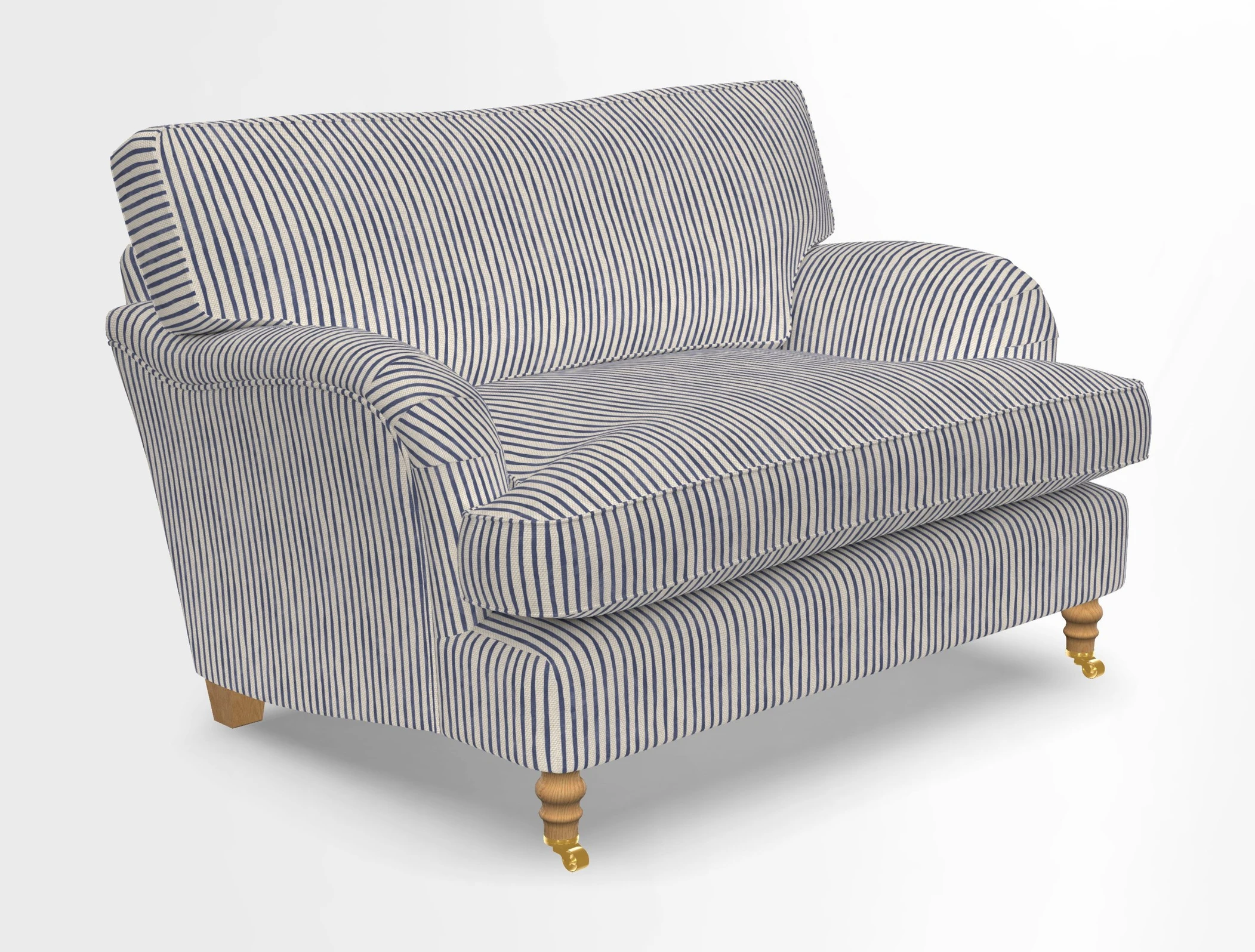 Alwinton snuggler in Lumino Velvet Wine