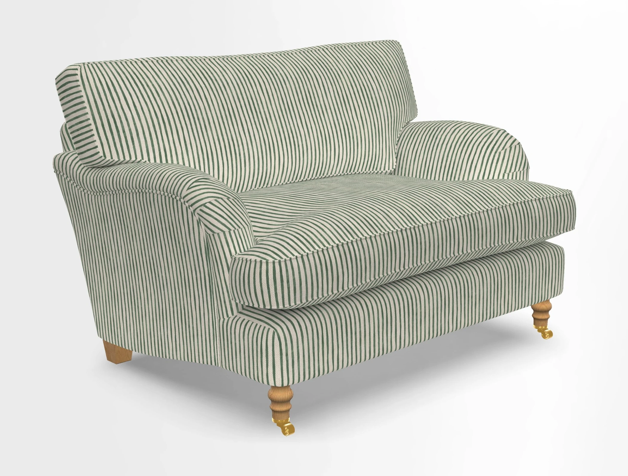 Alwinton snuggler in Lumino Velvet Wine