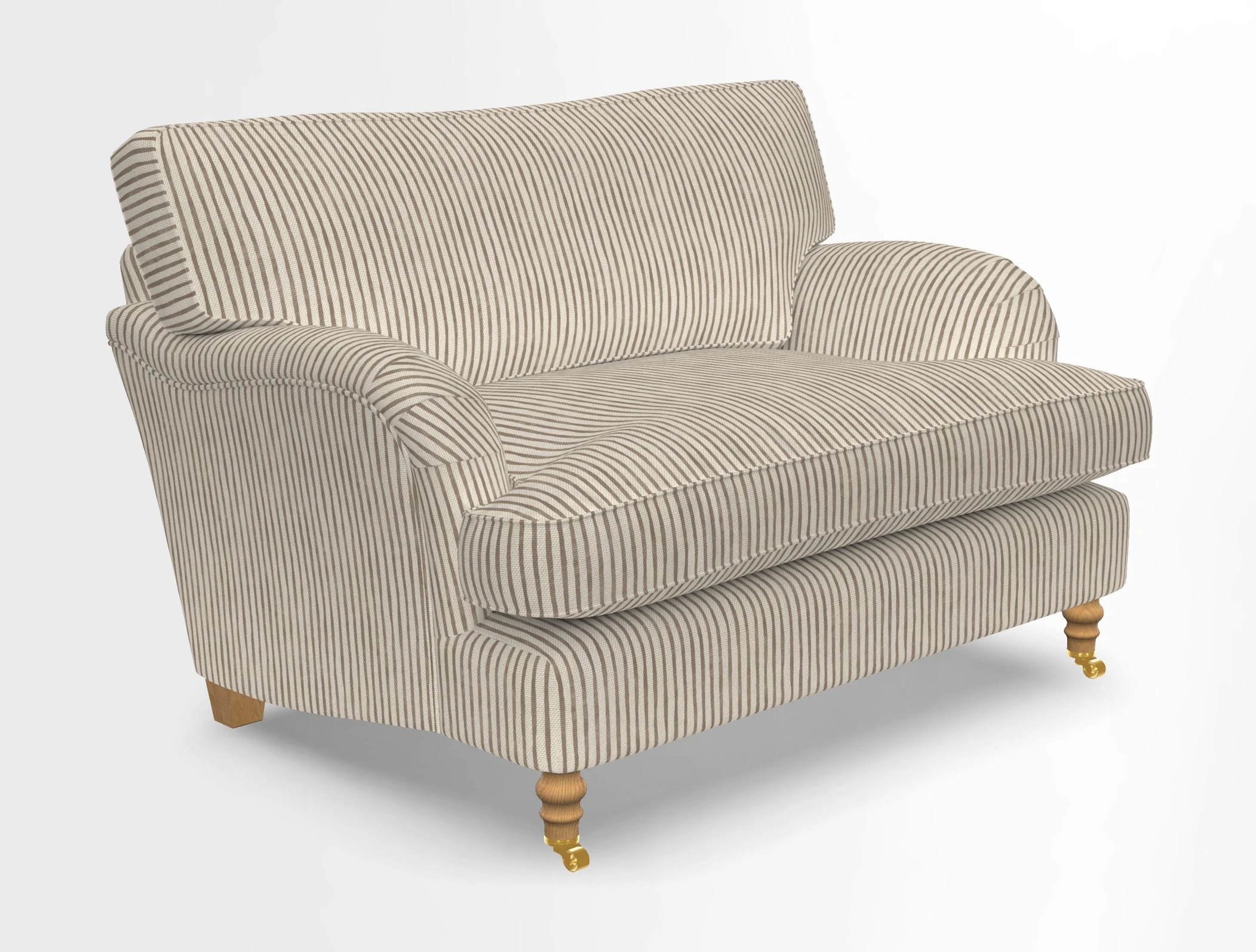 Alwinton snuggler in Lumino Velvet Wine