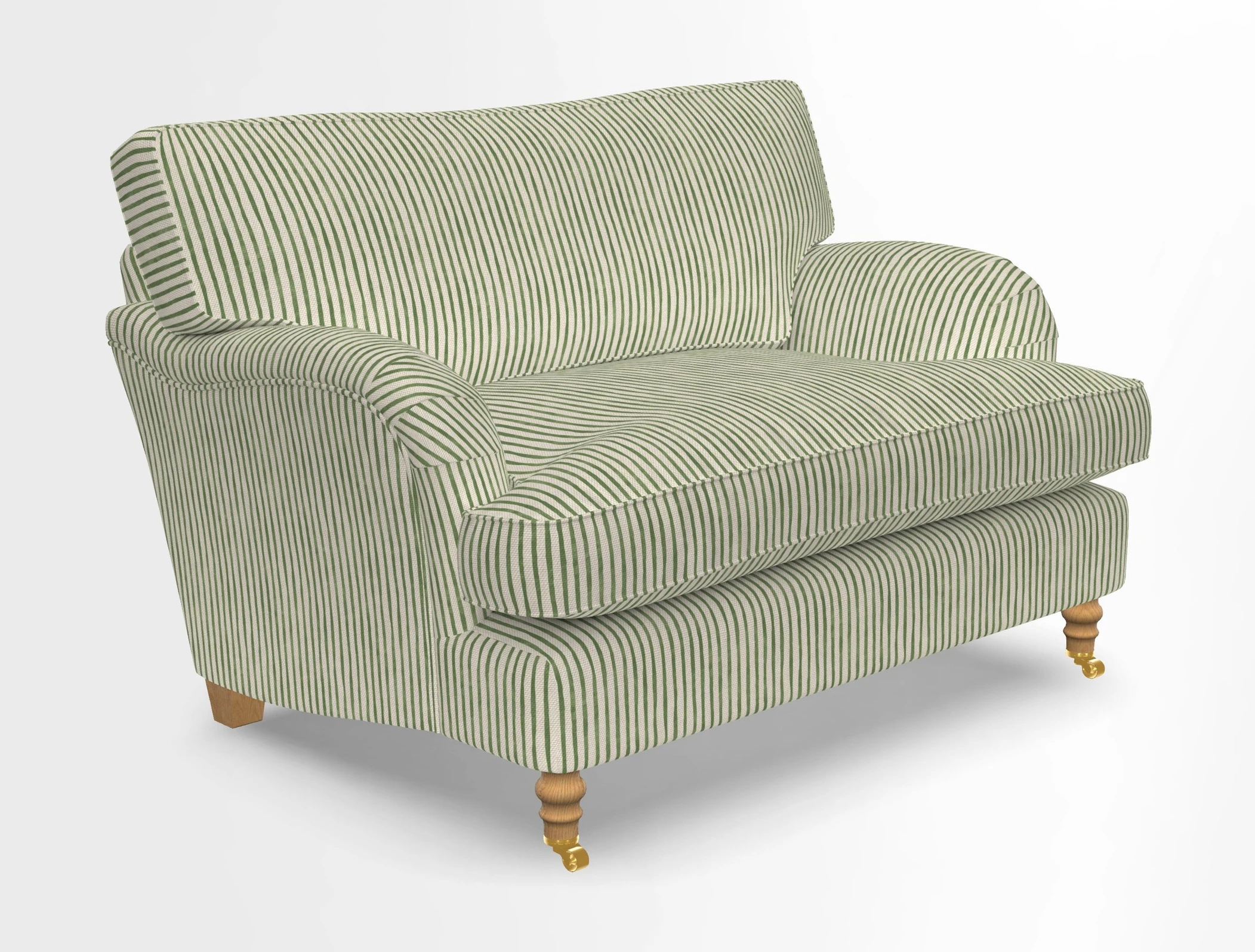 Alwinton snuggler in Lumino Velvet Wine