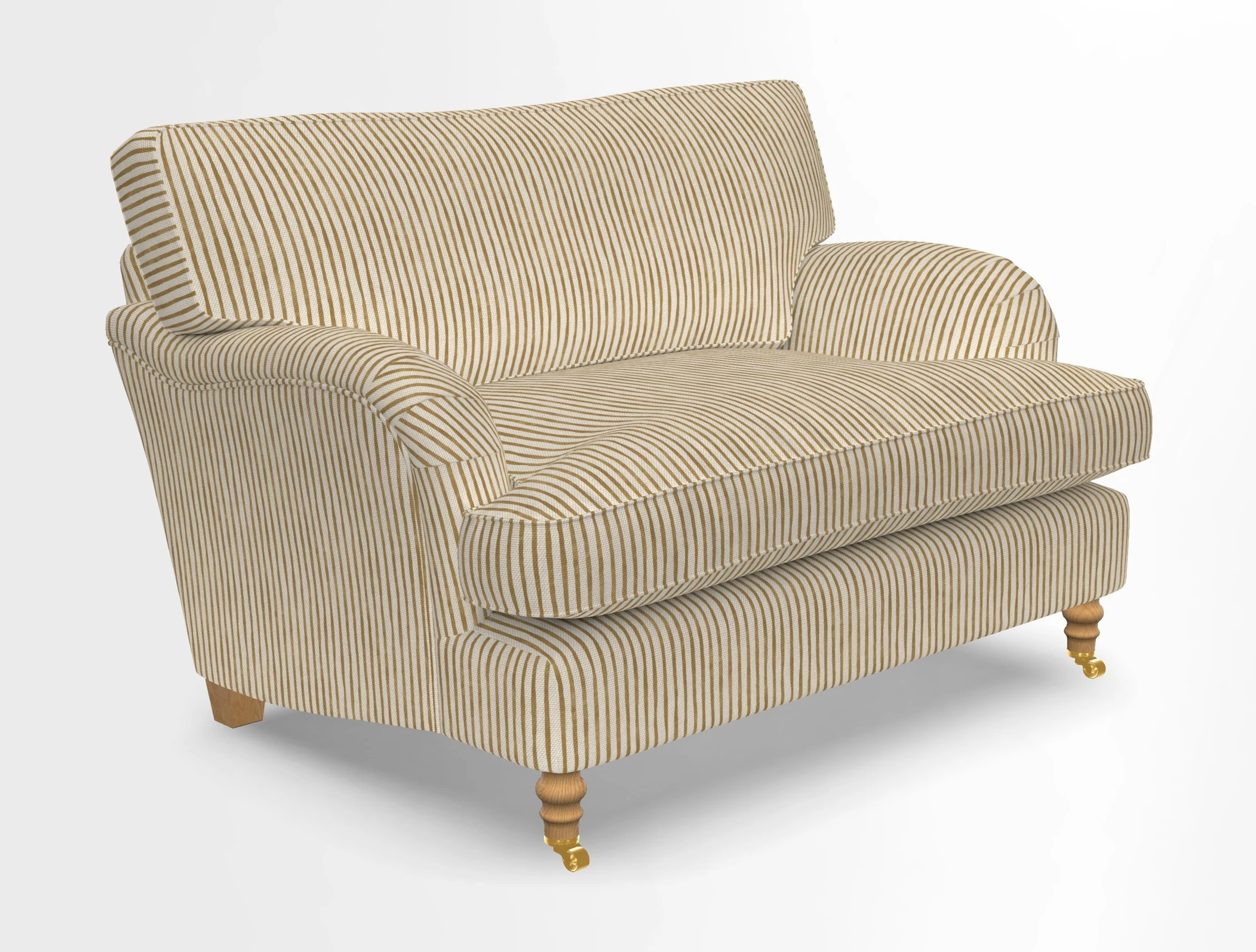 Alwinton snuggler in Lumino Velvet Wine