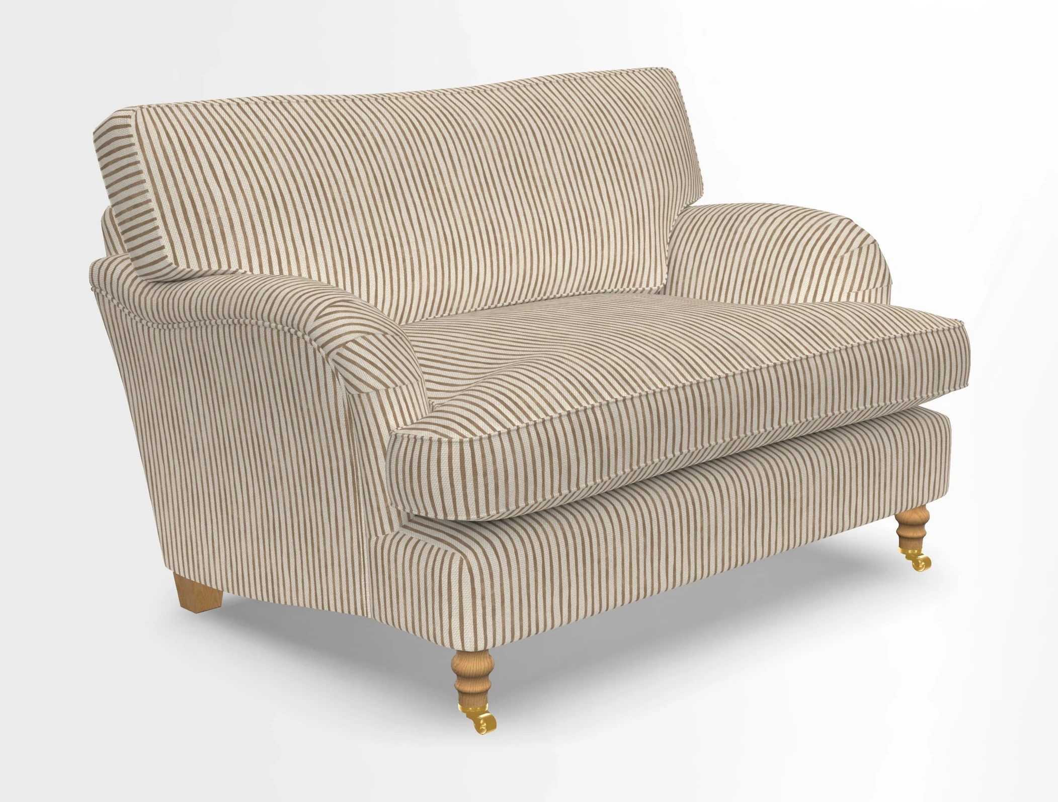 Alwinton snuggler in Lumino Velvet Wine