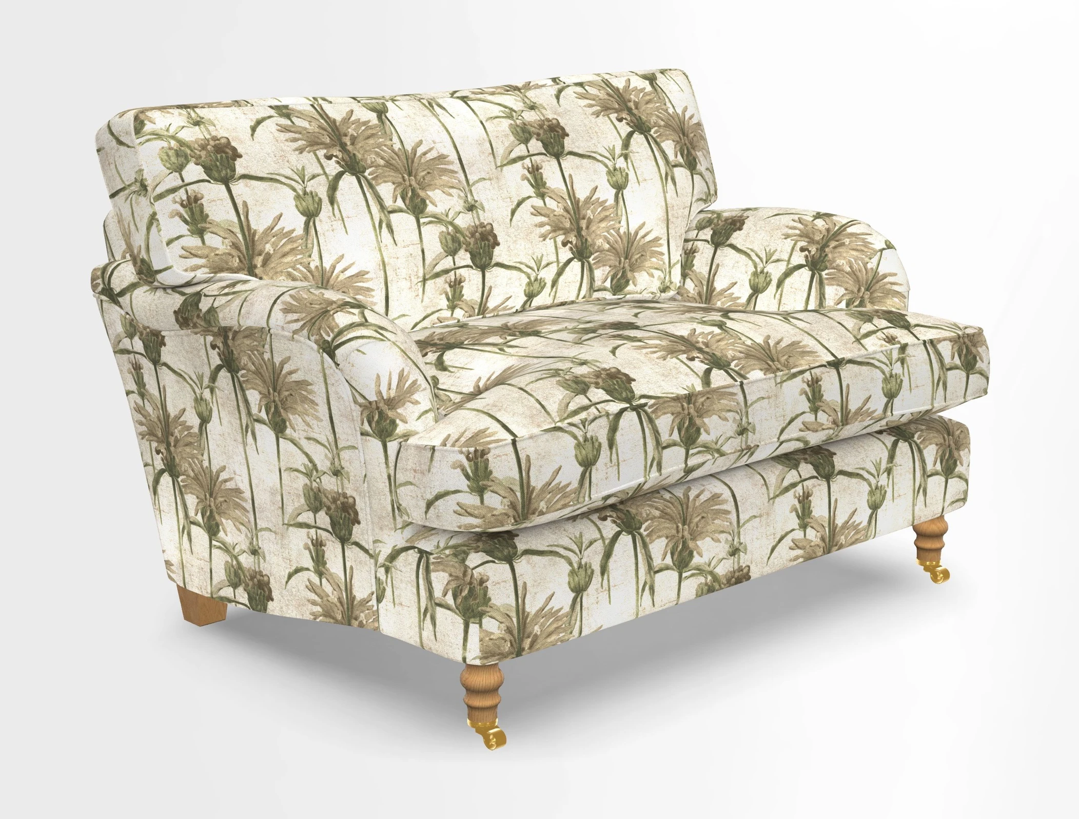Alwinton snuggler in Lumino Velvet Wine