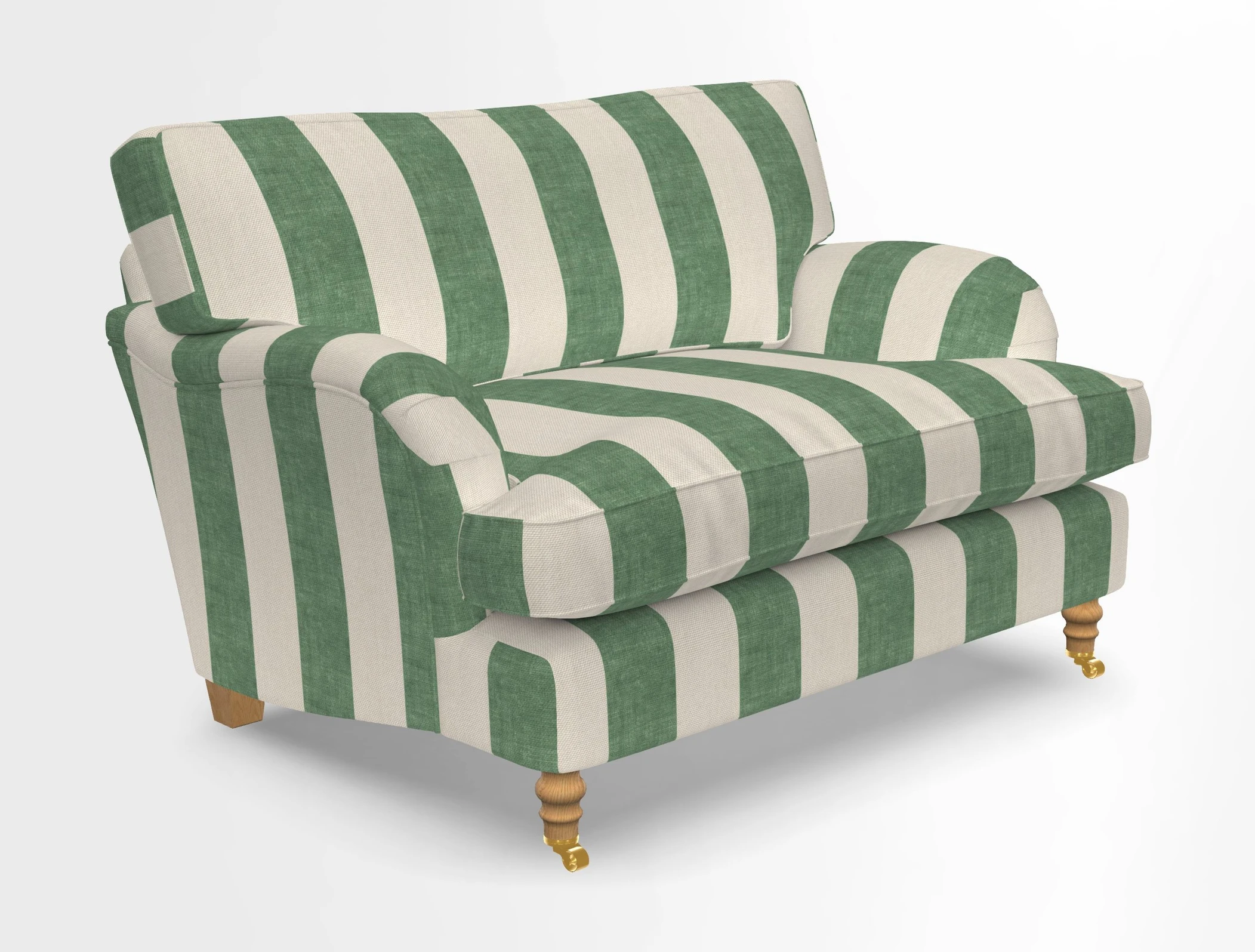 Alwinton snuggler in Lumino Velvet Wine
