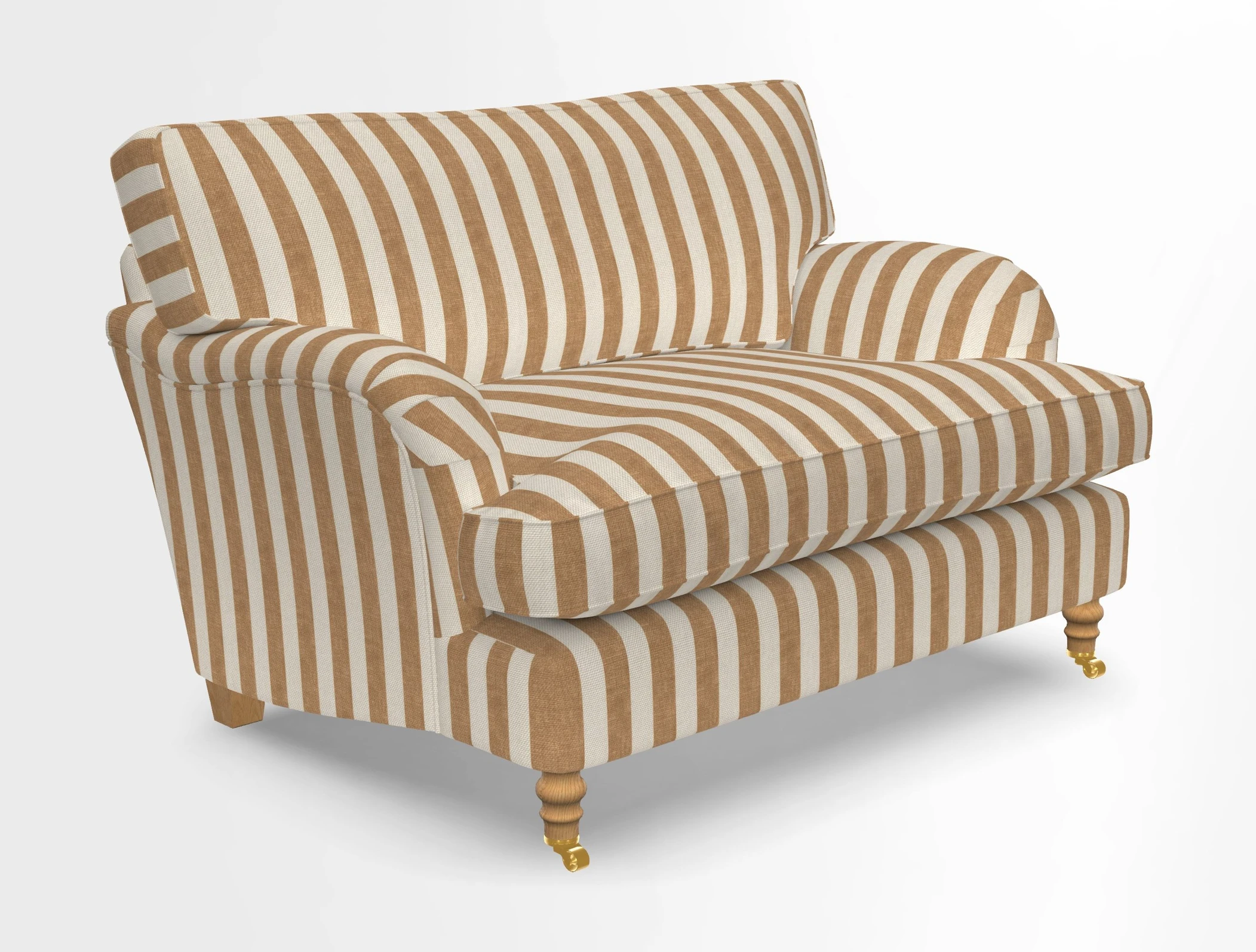 Alwinton snuggler in Lumino Velvet Wine