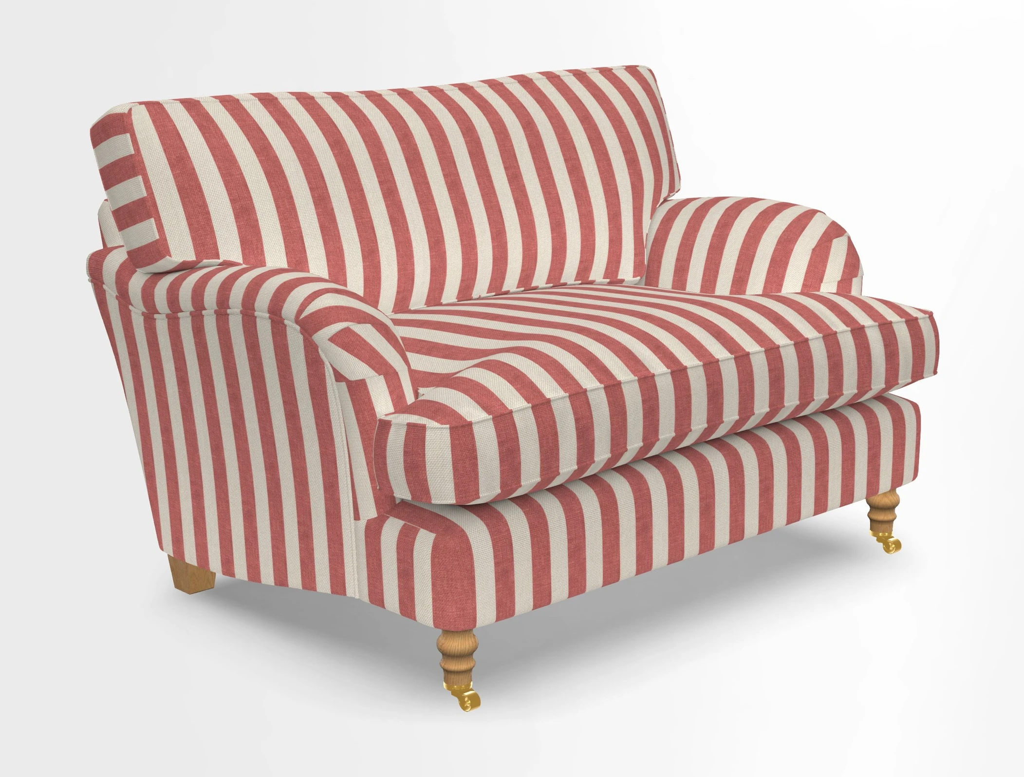 Alwinton snuggler in Lumino Velvet Wine