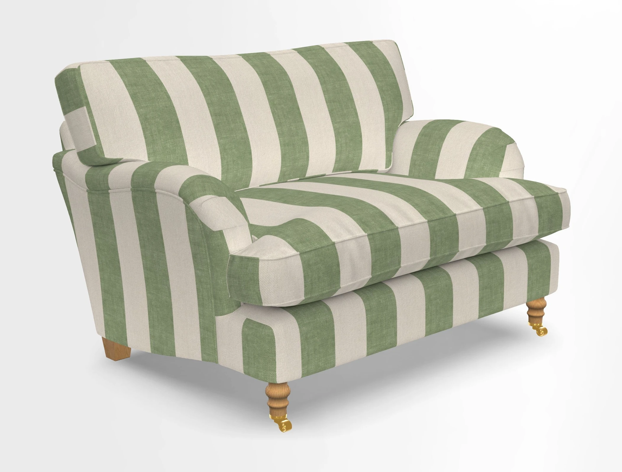 Alwinton snuggler in Lumino Velvet Wine