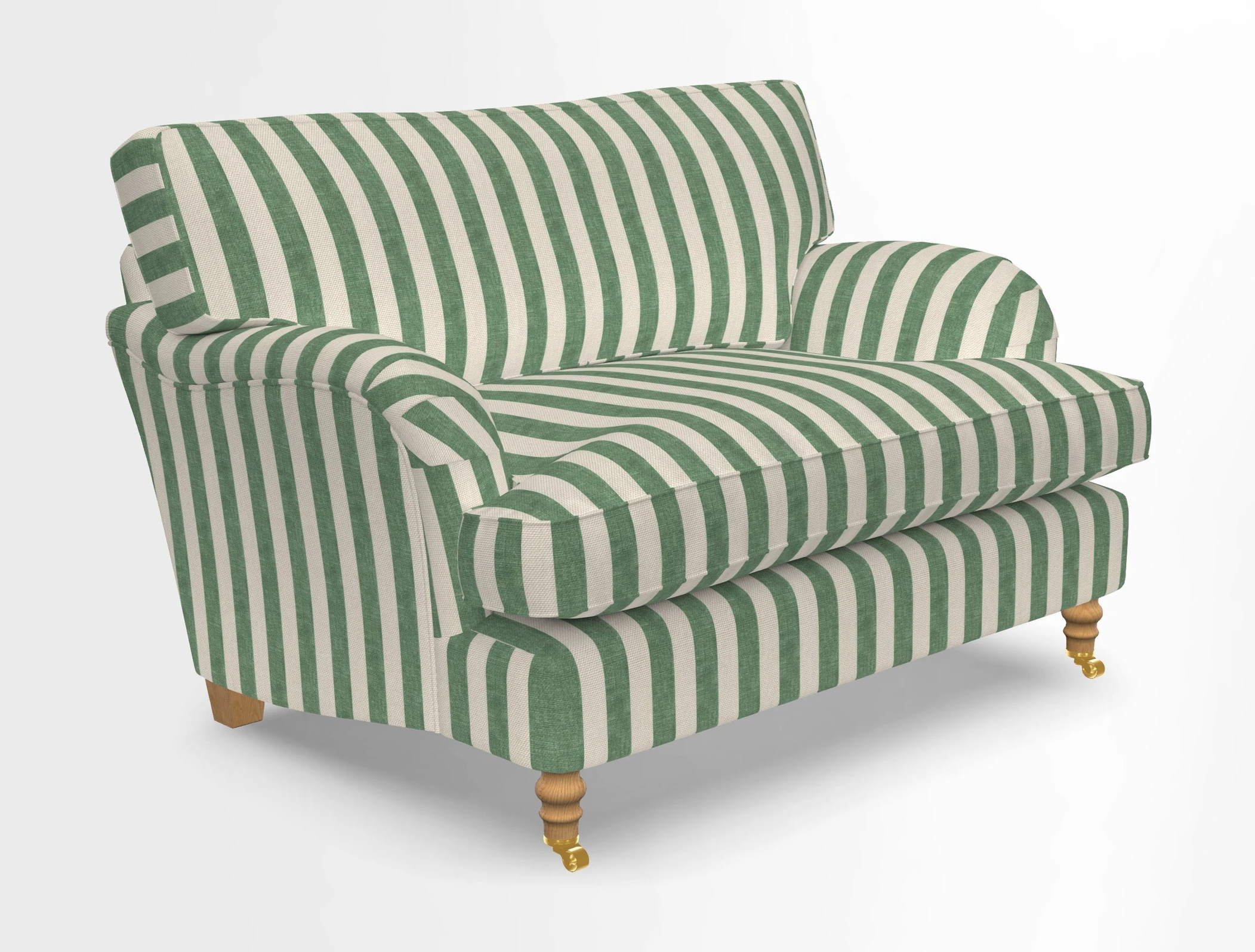 Alwinton snuggler in Lumino Velvet Wine