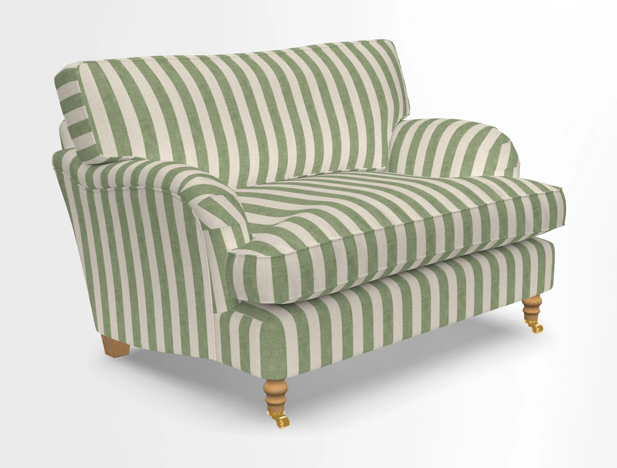 Alwinton snuggler in Lumino Velvet Wine