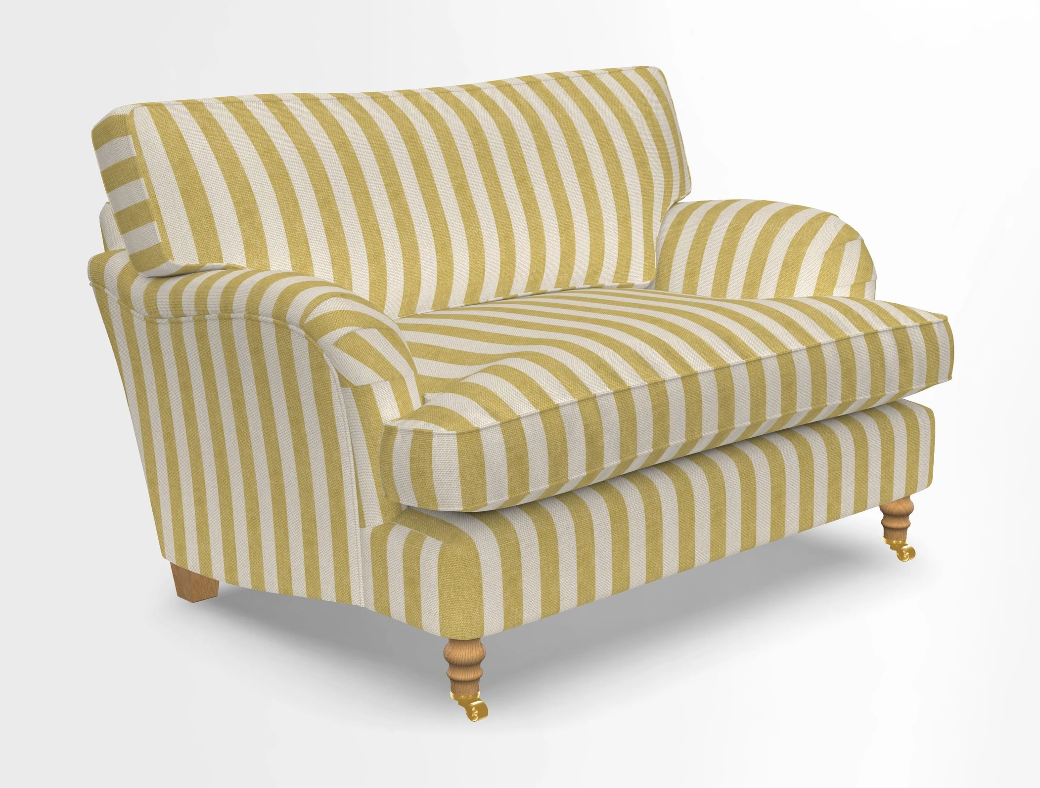 Alwinton snuggler in Lumino Velvet Wine