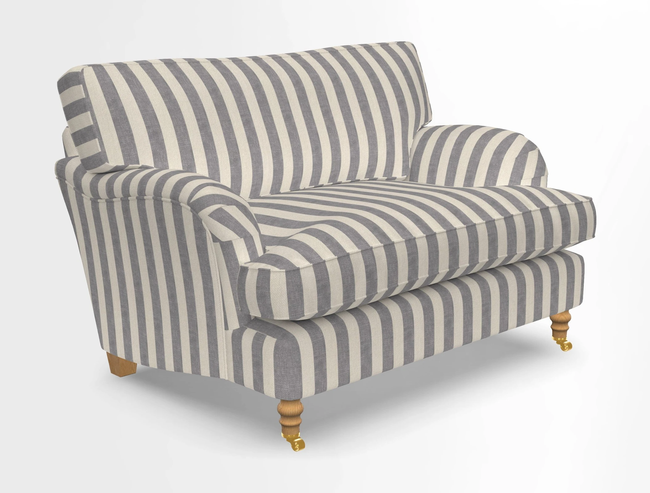 Alwinton snuggler in Lumino Velvet Wine
