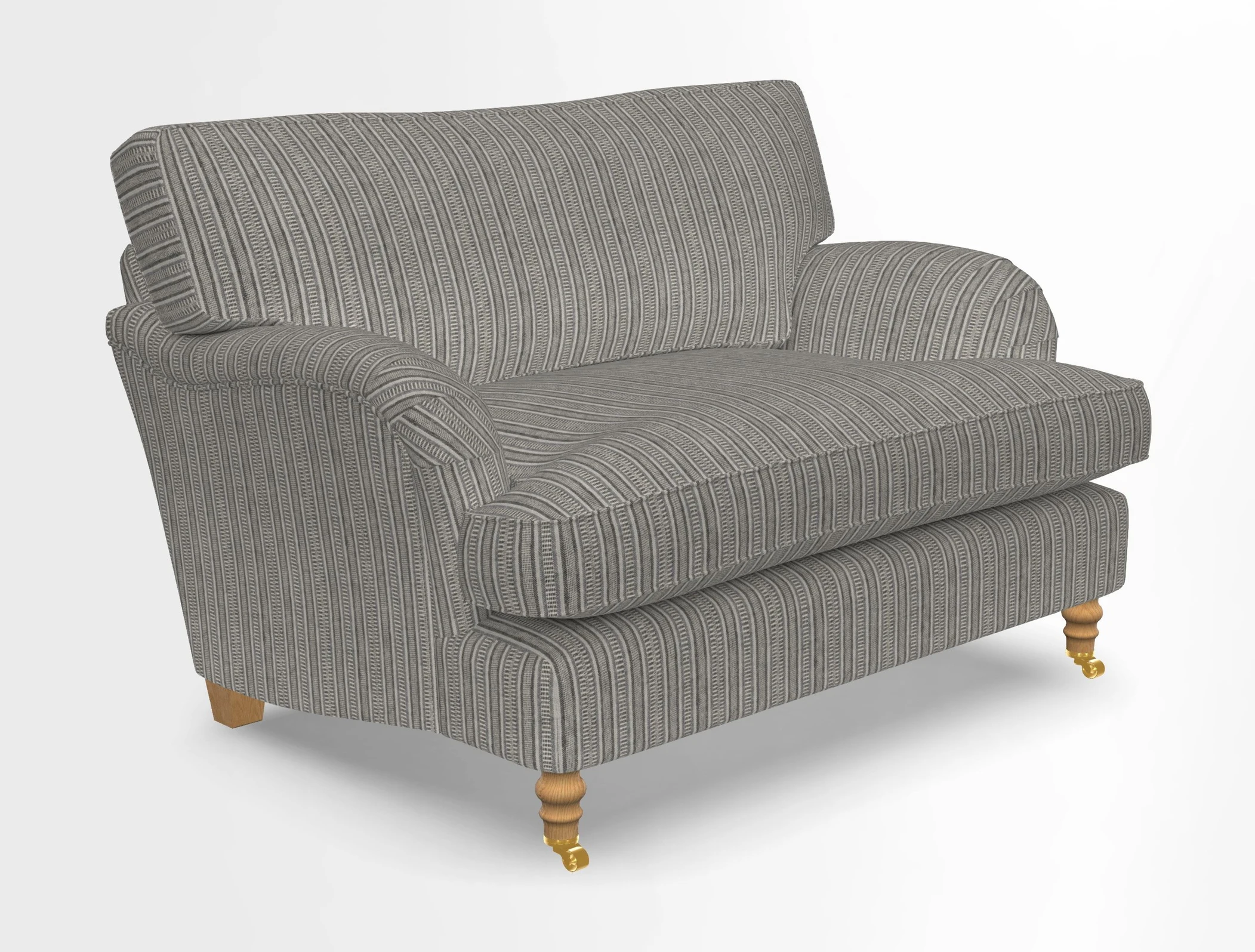 Alwinton snuggler in Lumino Velvet Wine
