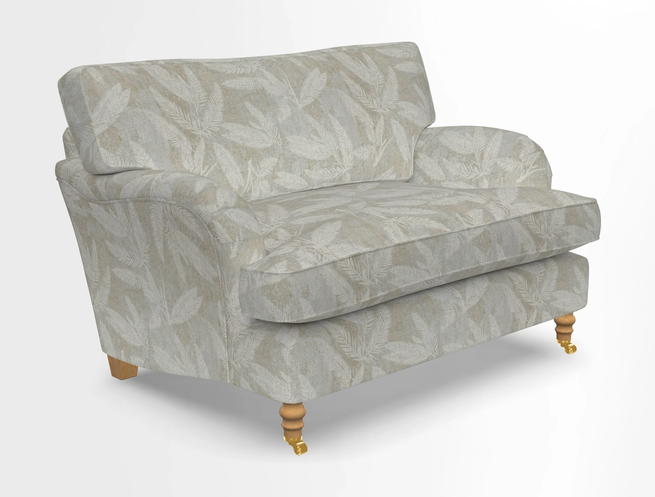 Alwinton snuggler in Lumino Velvet Wine