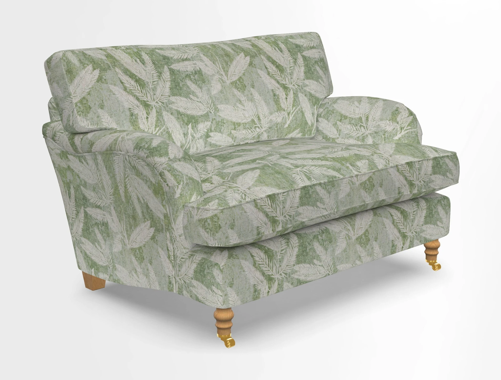 Alwinton snuggler in Lumino Velvet Wine