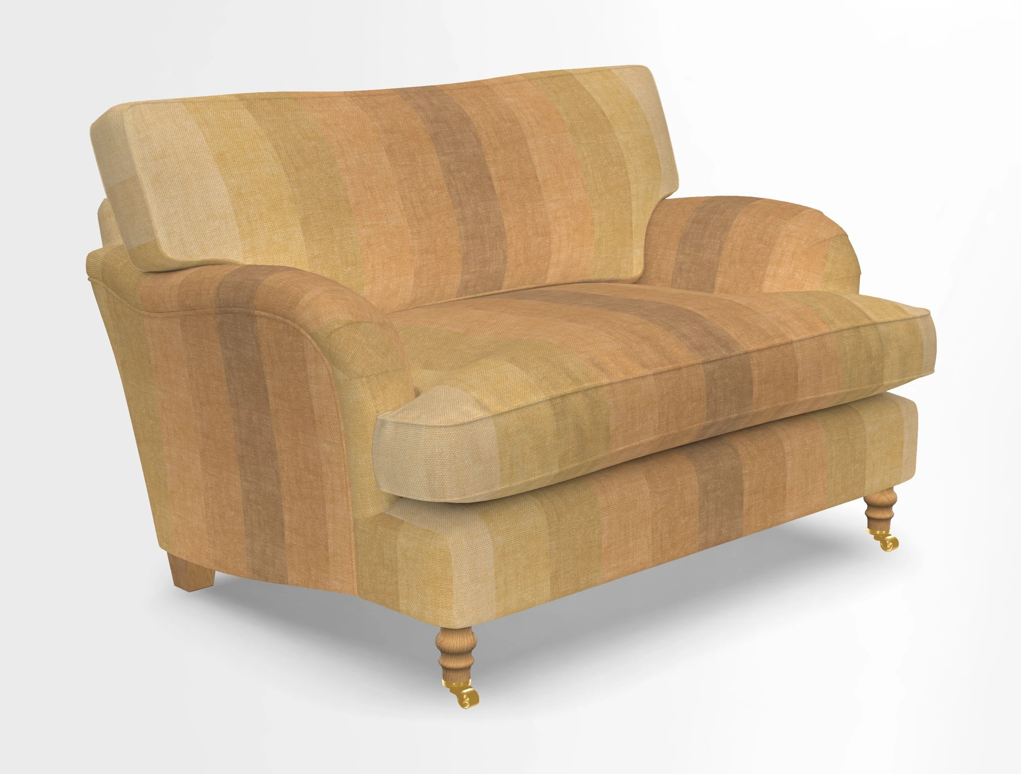 Alwinton snuggler in Lumino Velvet Wine