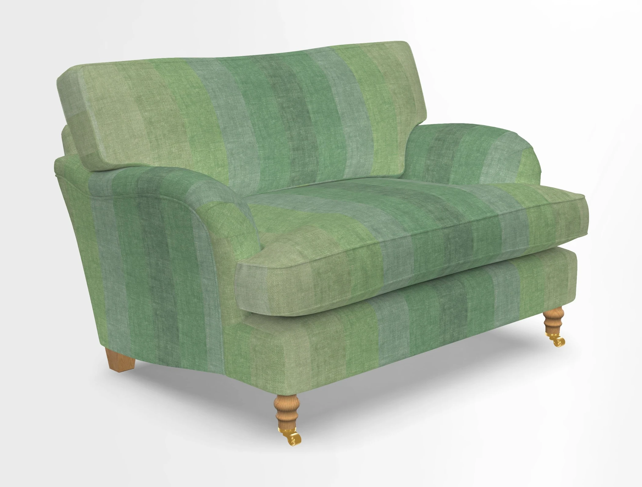 Alwinton snuggler in Lumino Velvet Wine
