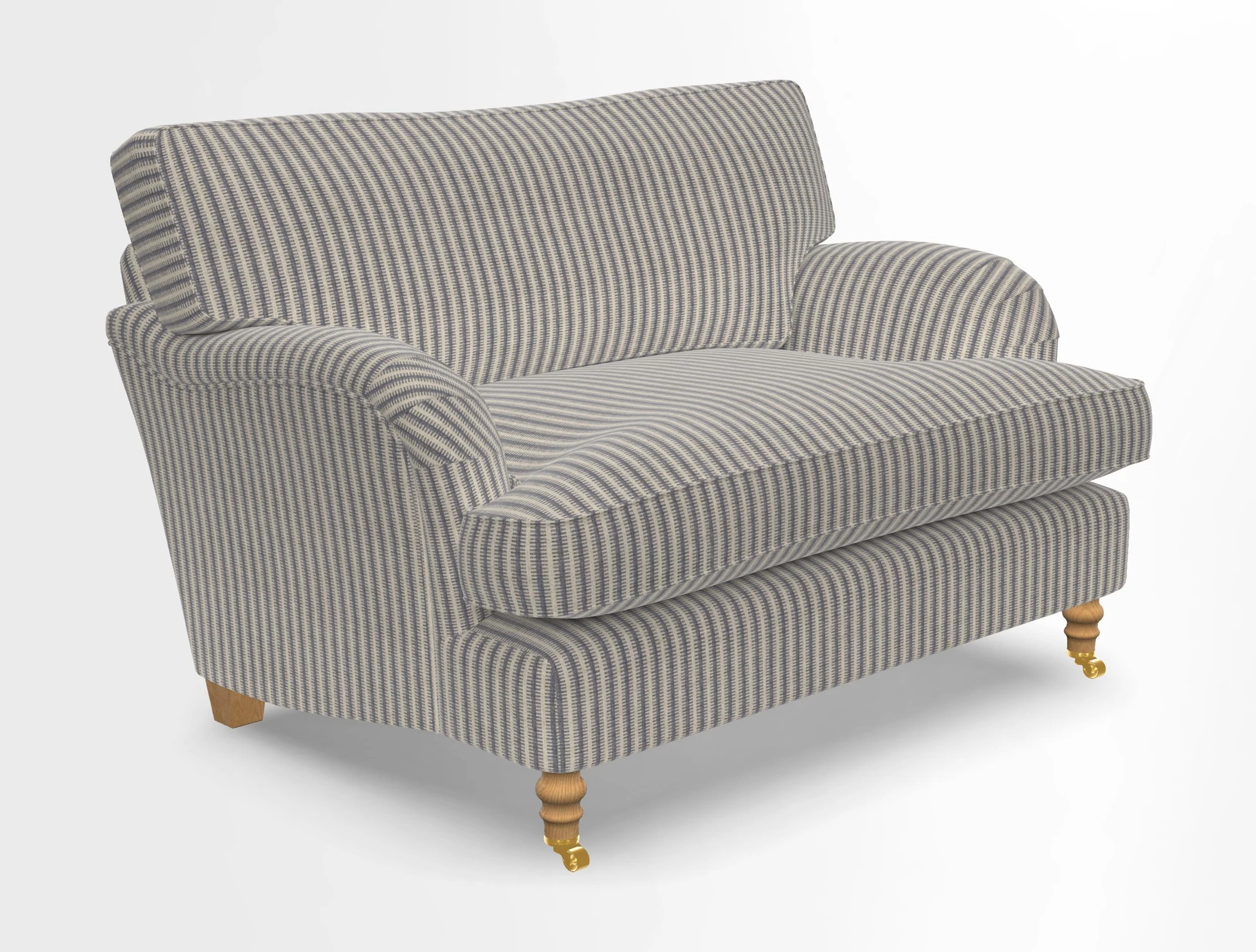 Alwinton snuggler in Lumino Velvet Wine