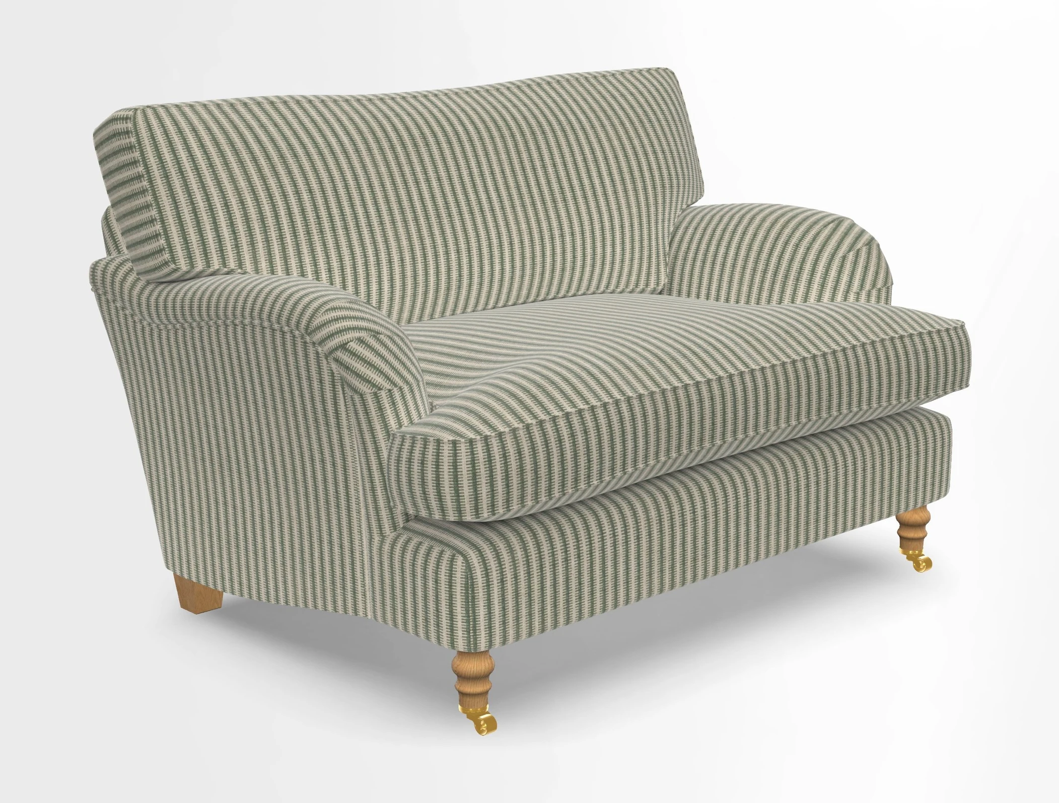 Alwinton snuggler in Lumino Velvet Wine
