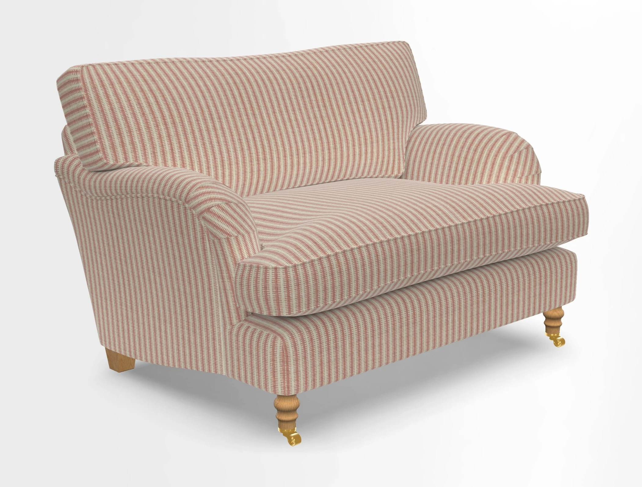 Alwinton snuggler in Lumino Velvet Wine