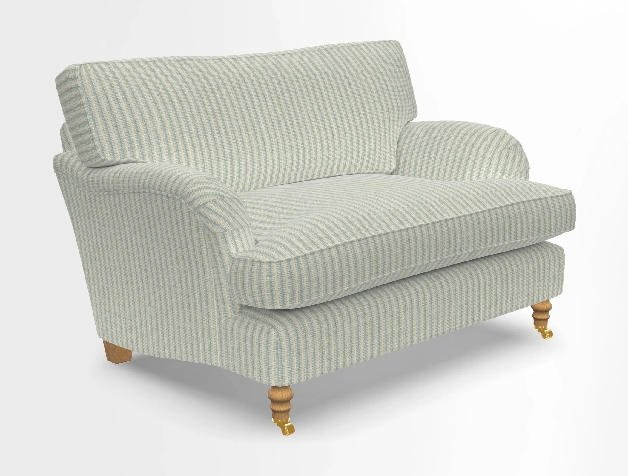 Alwinton snuggler in Lumino Velvet Wine