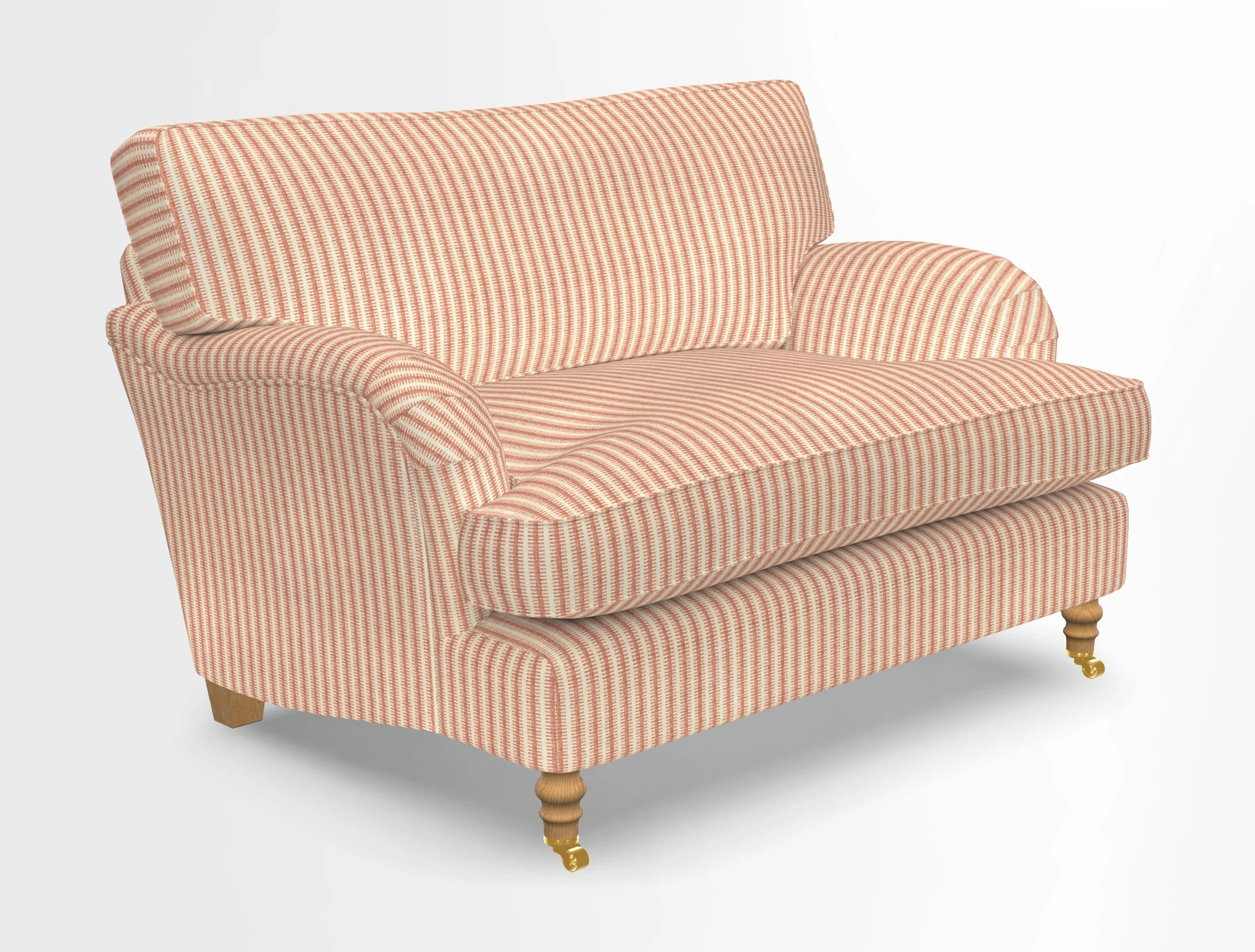 Alwinton snuggler in Lumino Velvet Wine