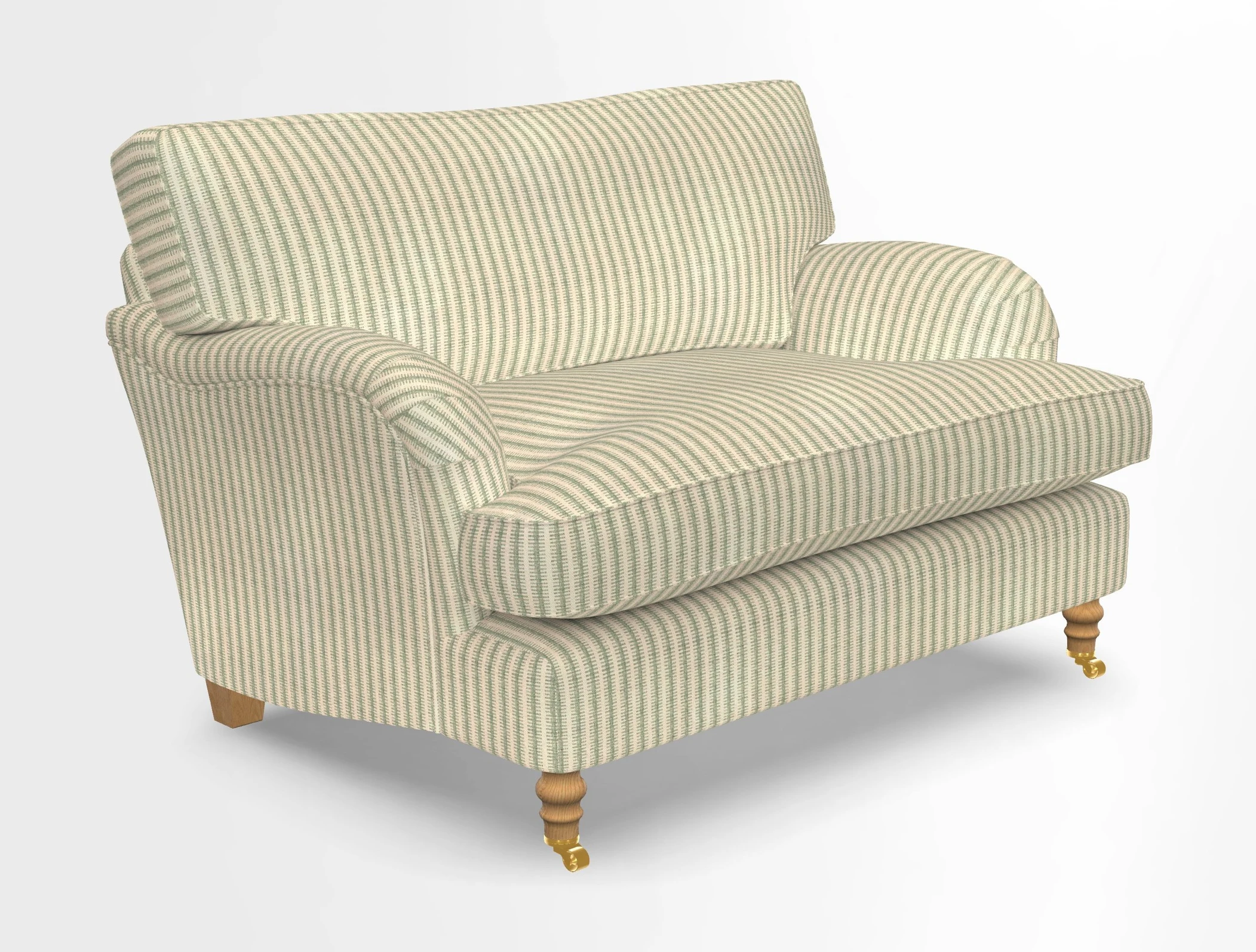 Alwinton snuggler in Lumino Velvet Wine