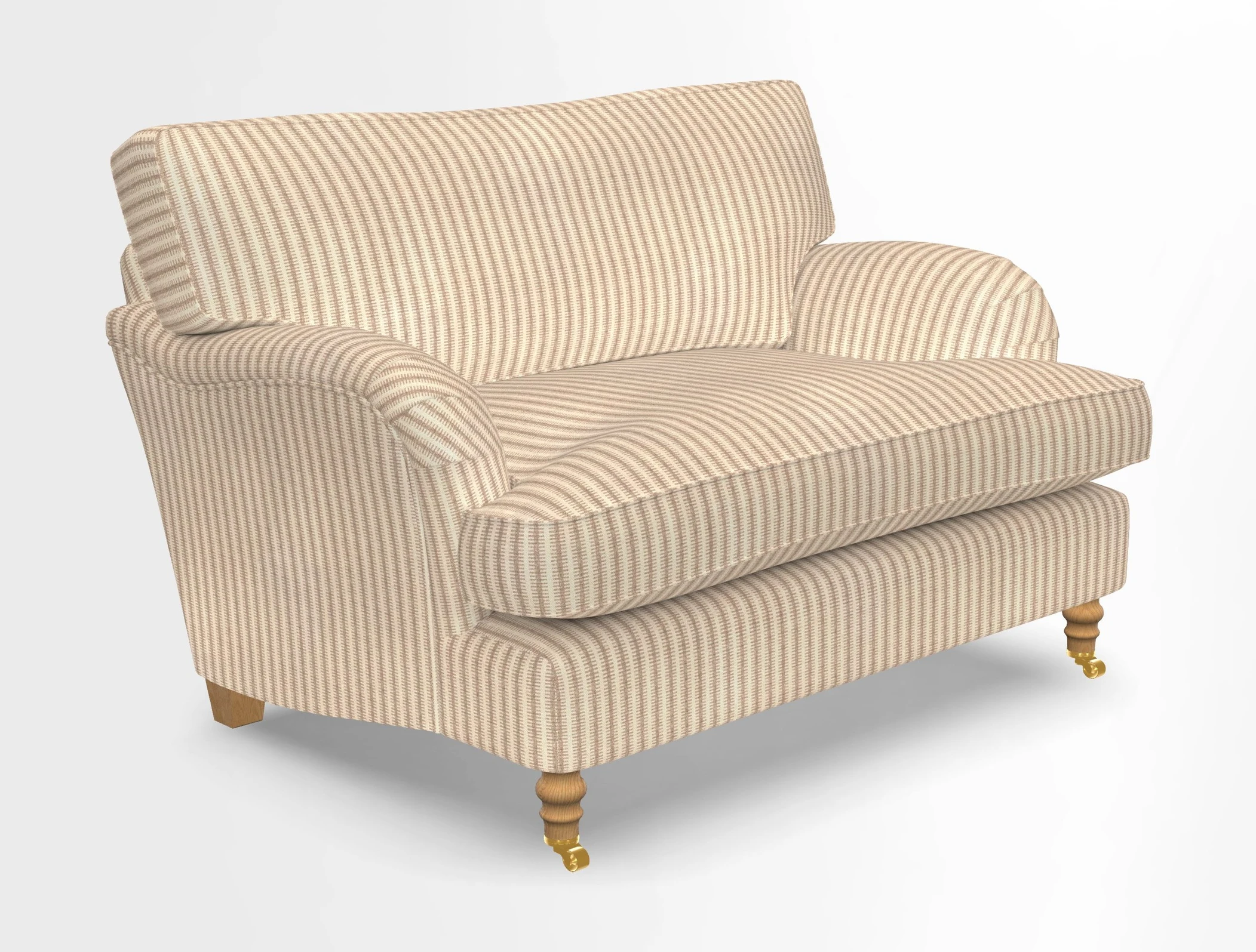 Alwinton snuggler in Lumino Velvet Wine