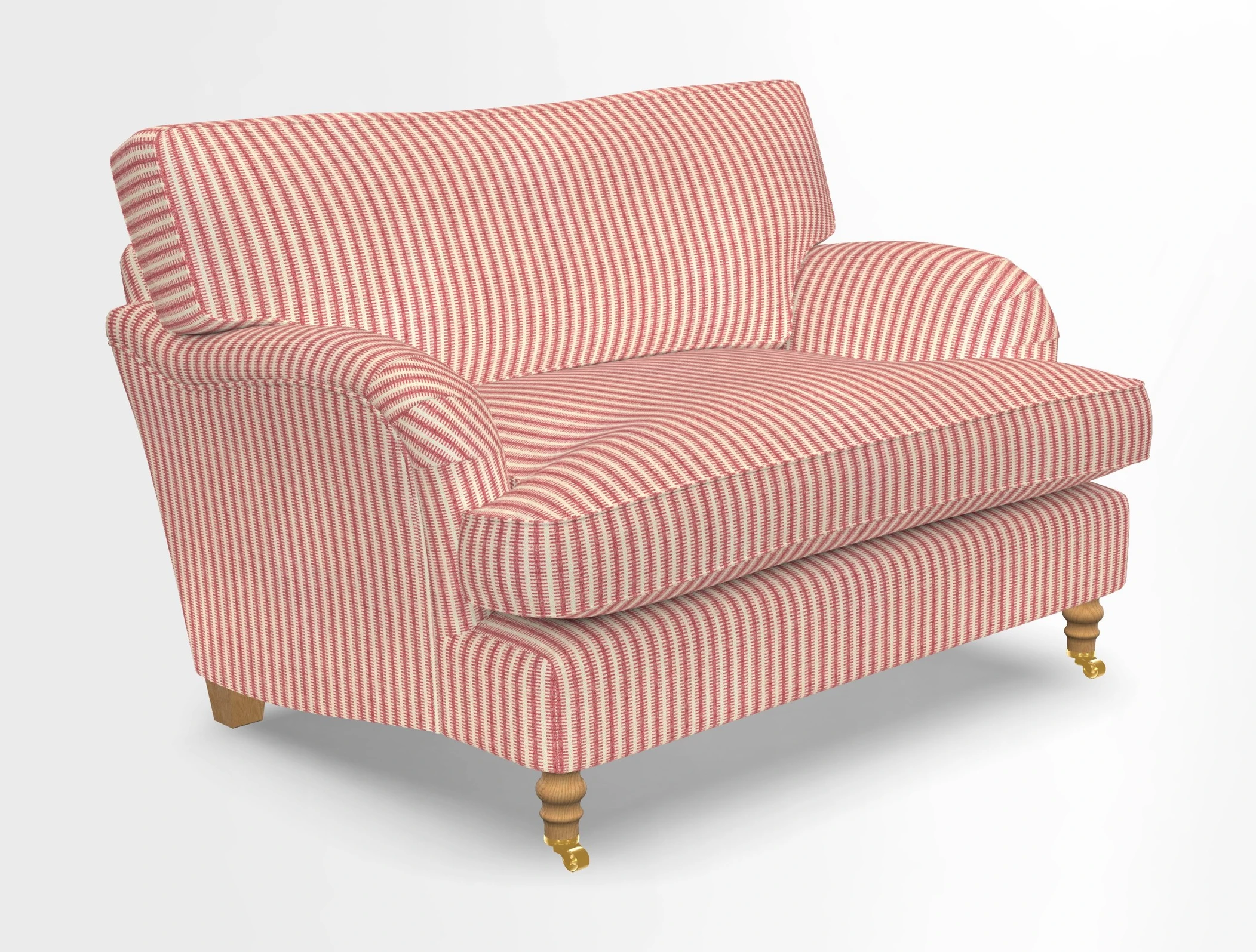 Alwinton snuggler in Lumino Velvet Wine