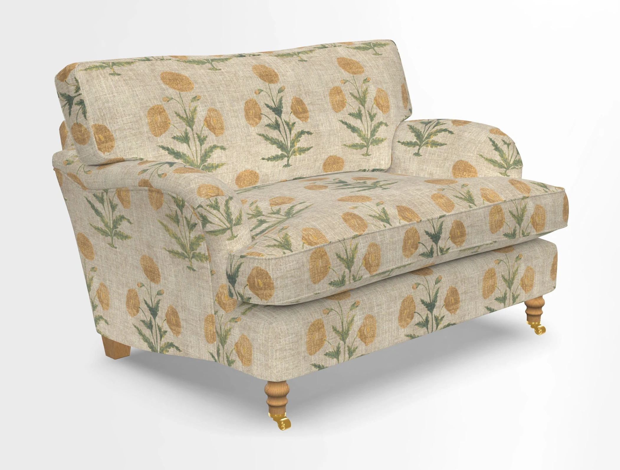 Alwinton snuggler in Lumino Velvet Wine