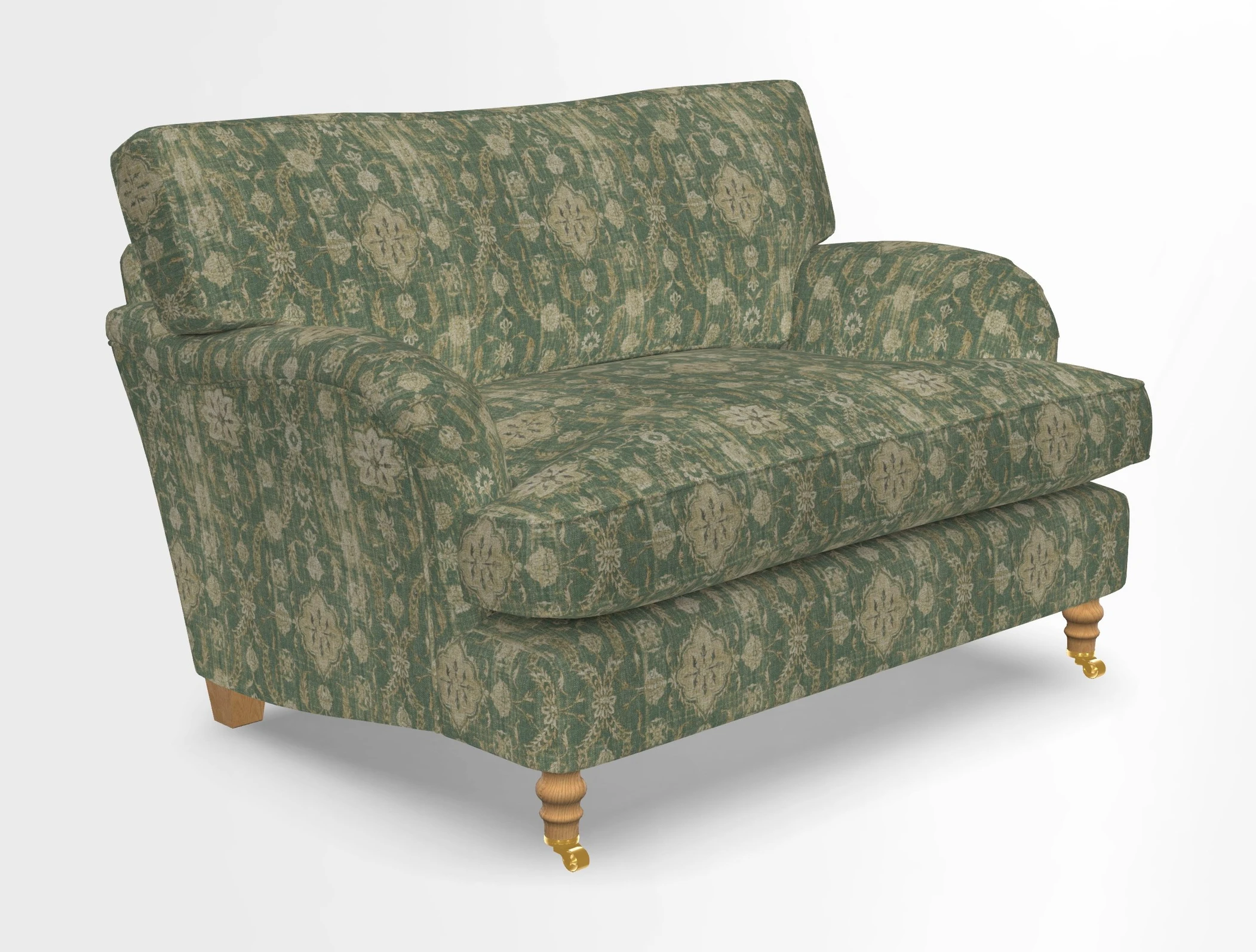 Alwinton snuggler in Lumino Velvet Wine